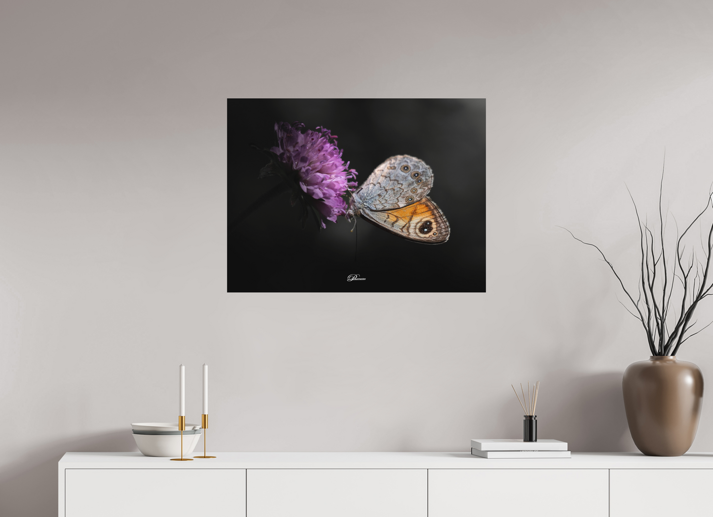 80 x 60 cm, Aluminum Wall Brown in the Gorges du Verdon