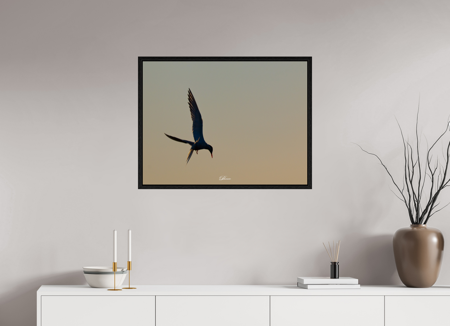 80 x 60 cm, Floater Frame Between Heaven and Earth