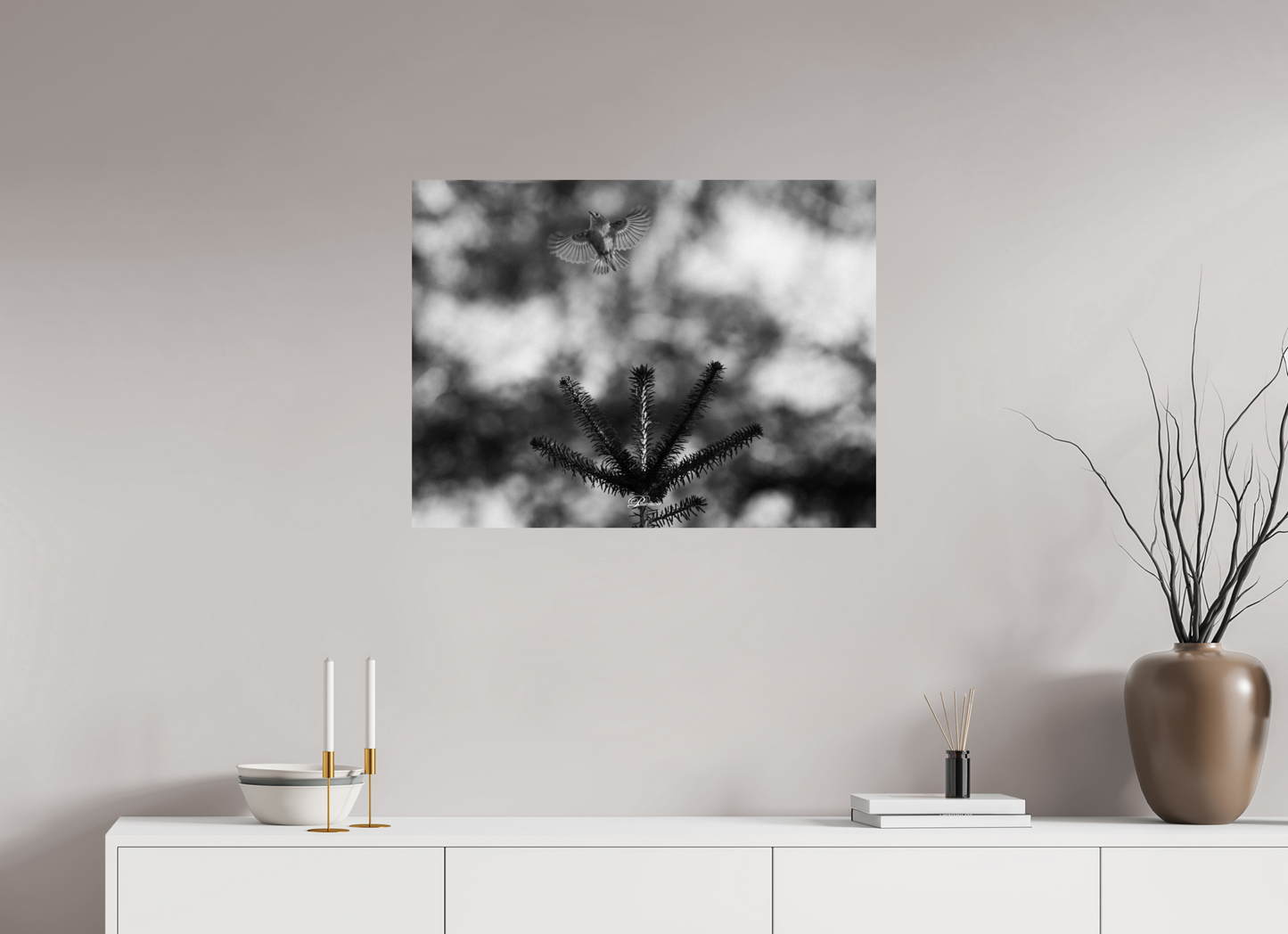 80 x 60 cm, Standard print Rising