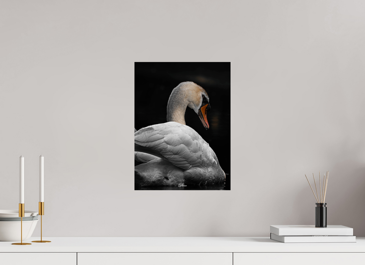 30 x 40 cm, Photo Print On Fuji Crystal DP II White Pride