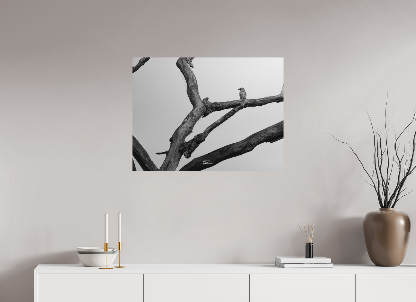 80 x 60 cm, Aluminum Lost in transience