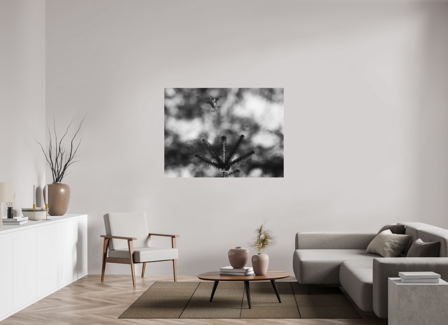 140 x 105 cm, Aluminum Rising
