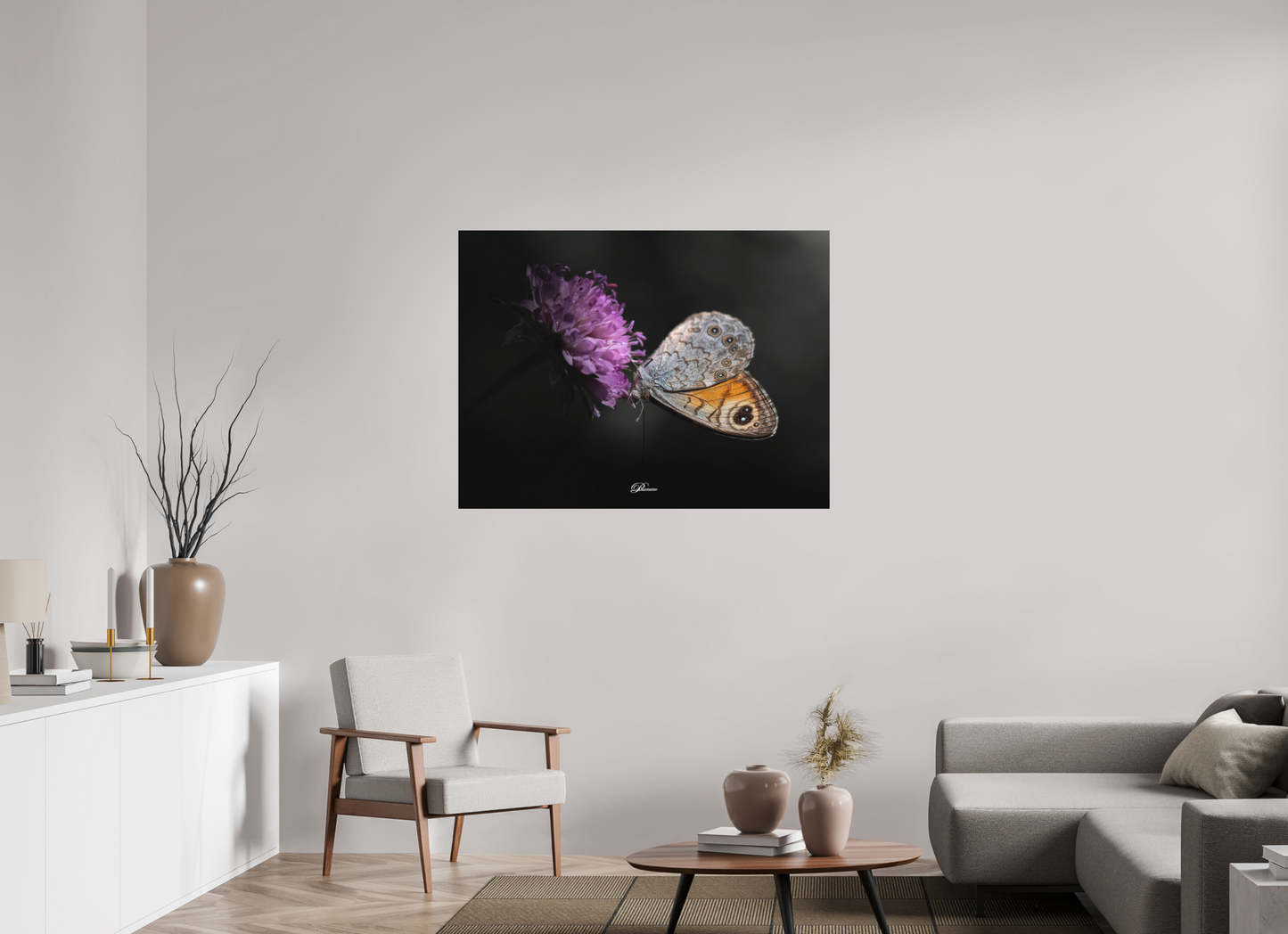 120 x 90 cm, Aluminum Wall Brown in the Gorges du Verdon