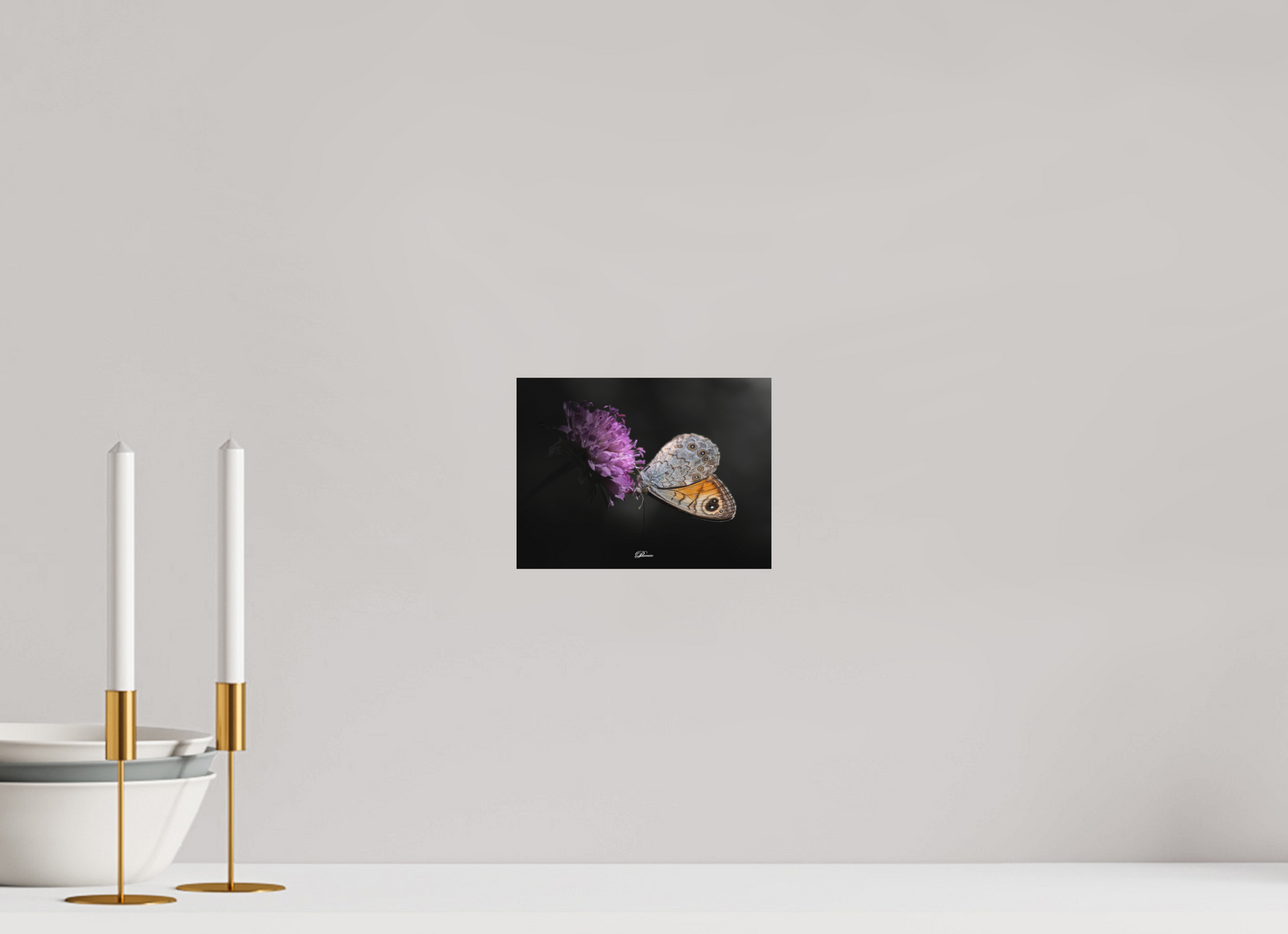 20 x 15 cm, Aluminum Wall Brown in the Gorges du Verdon