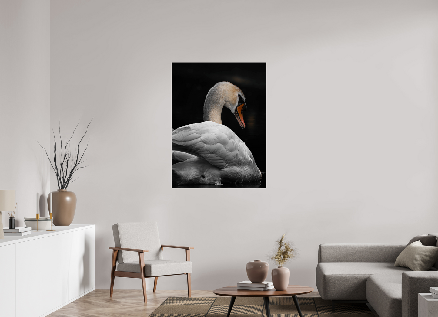90 x 120 cm, Photo Print Under Acrylic Glass White Pride