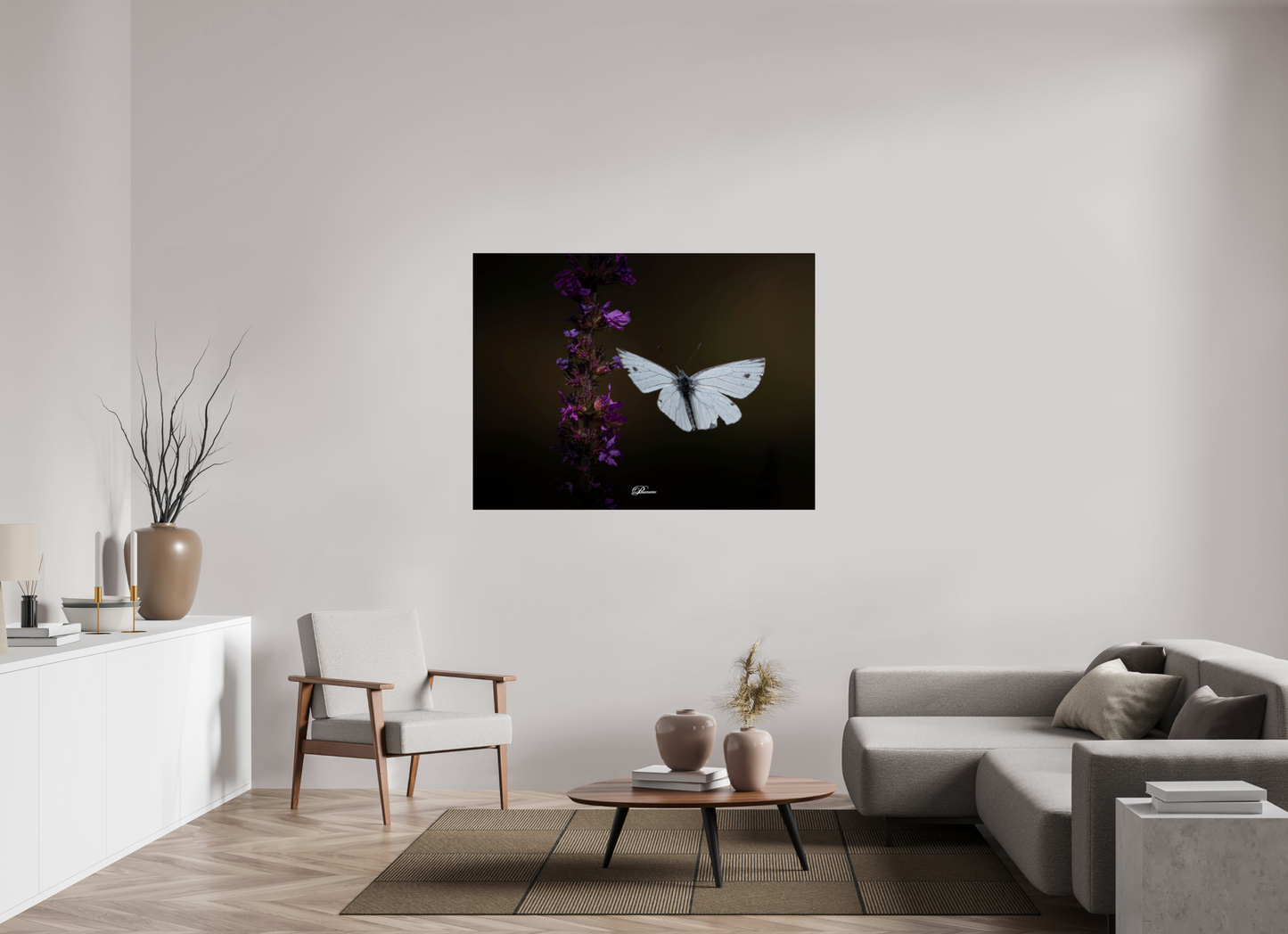 140 x 105 cm, Photo Print On Fuji Crystal DP II Green-veined white