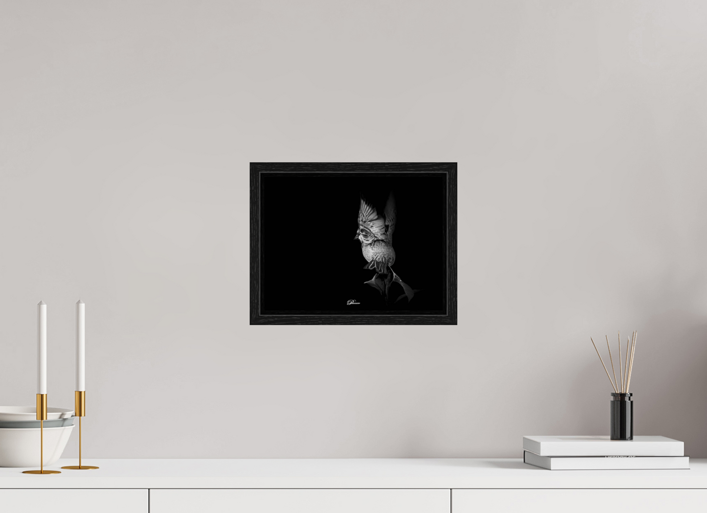 28 x 21 cm, Floater Frame Angel on earth