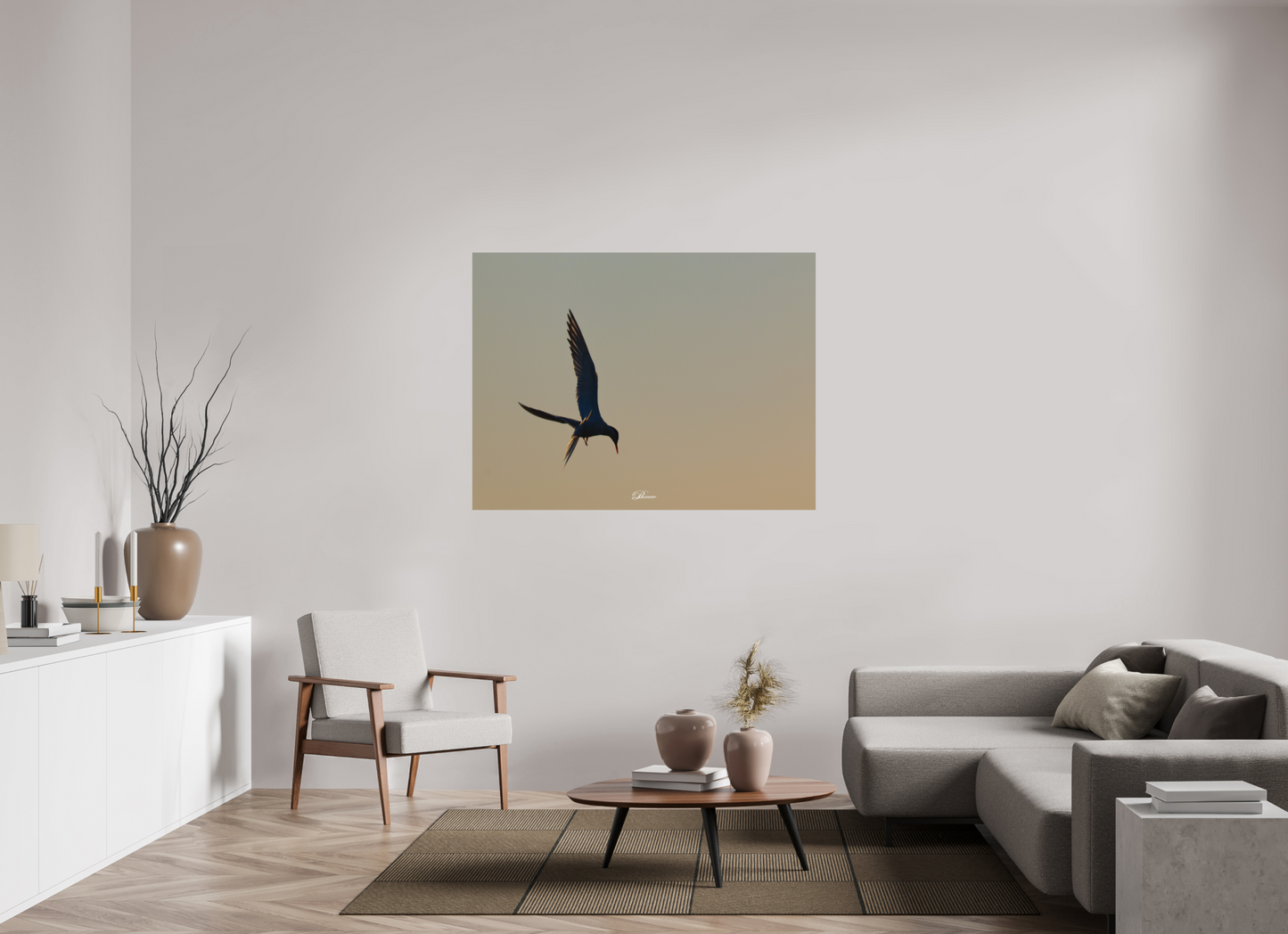 140 x 105 cm, Aluminum Between Heaven and Earth