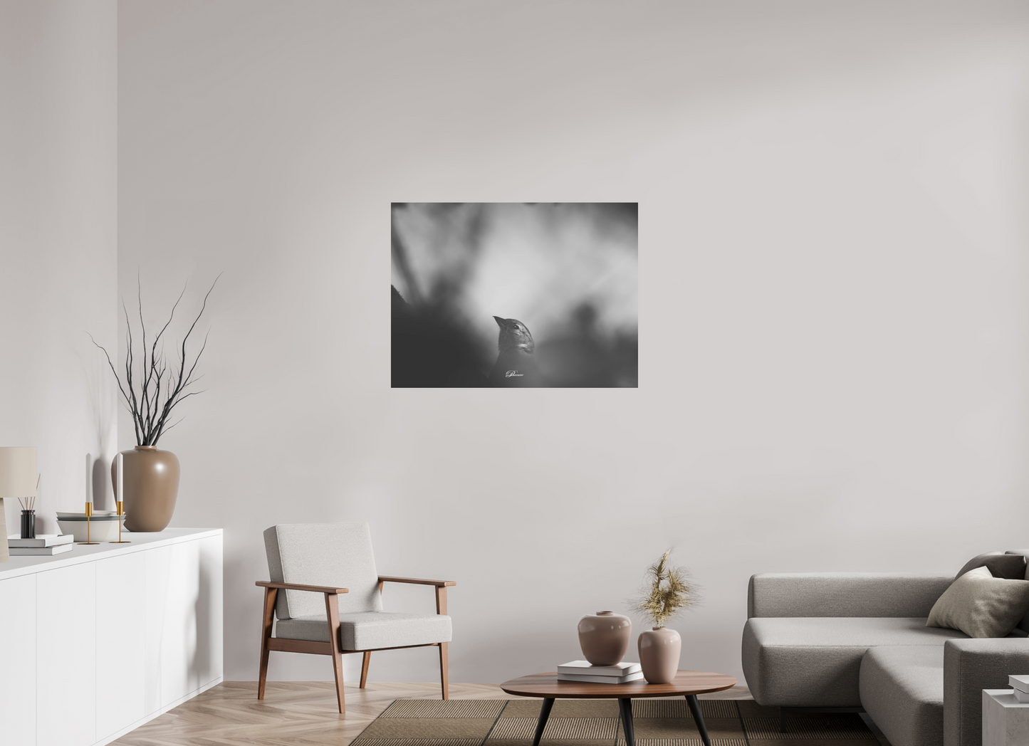 100 x 75 cm, Aluminum The Shadow`s Echo