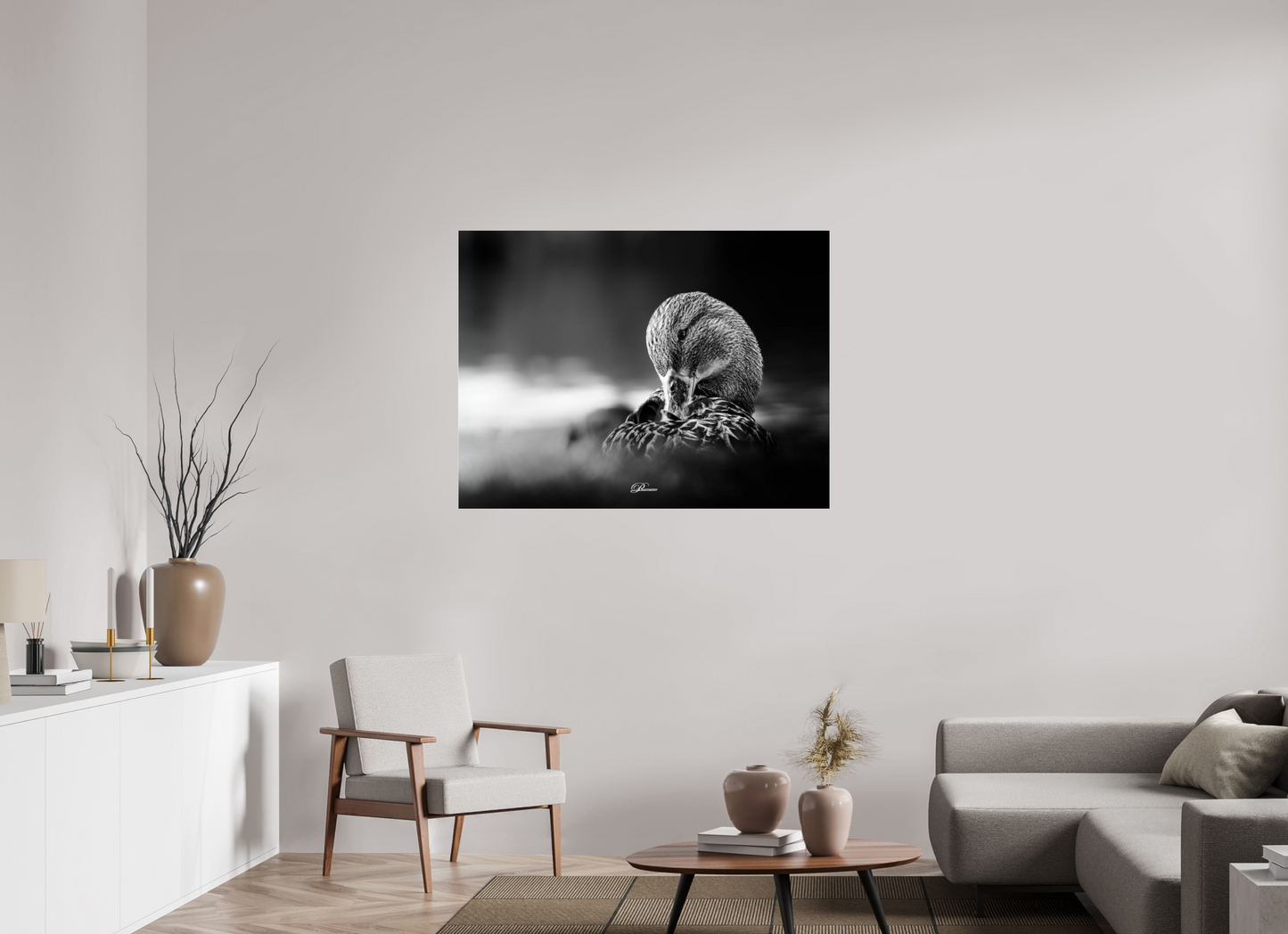 120 x 90 cm, Acrylíc glass BW Shining