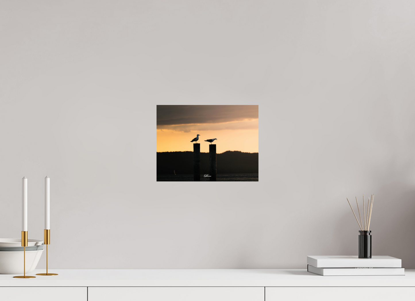 28 x 21 cm, Photo Print On Fuji Crystal DP II Evening call