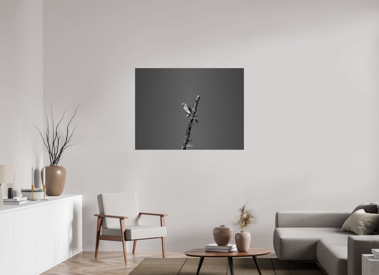 120 x 90 cm, Photo Print On Fuji Crystal DP II Watching predator