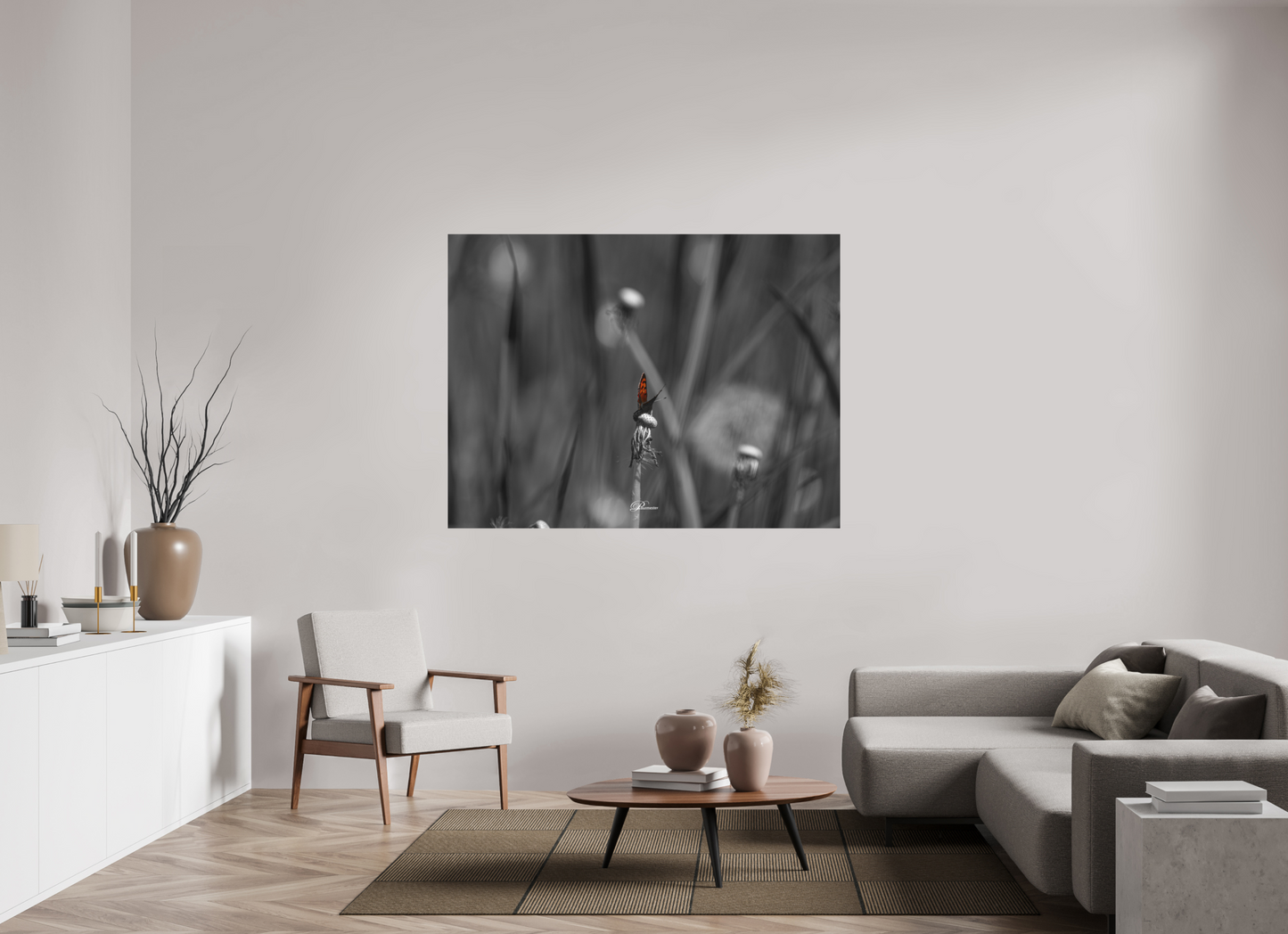 160 x 120 cm, Aluminum The beauty of the small
