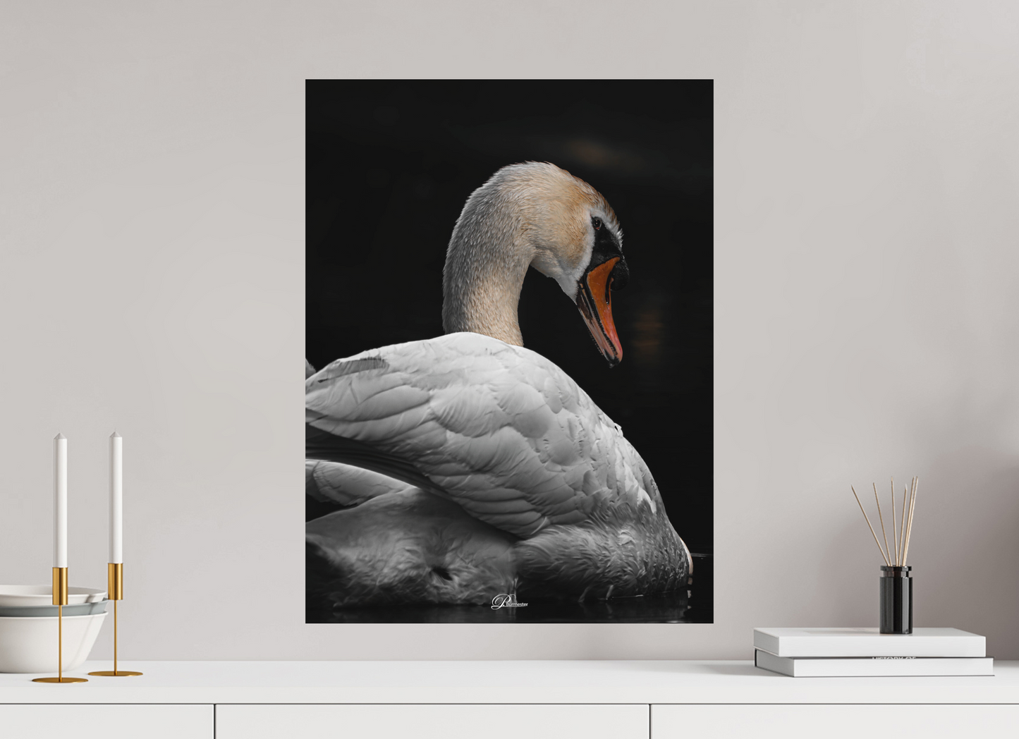 45 x 60 cm, Aluminum White Pride