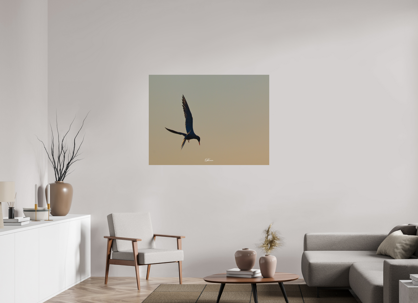 120 x 90 cm, Aluminum Between Heaven and Earth
