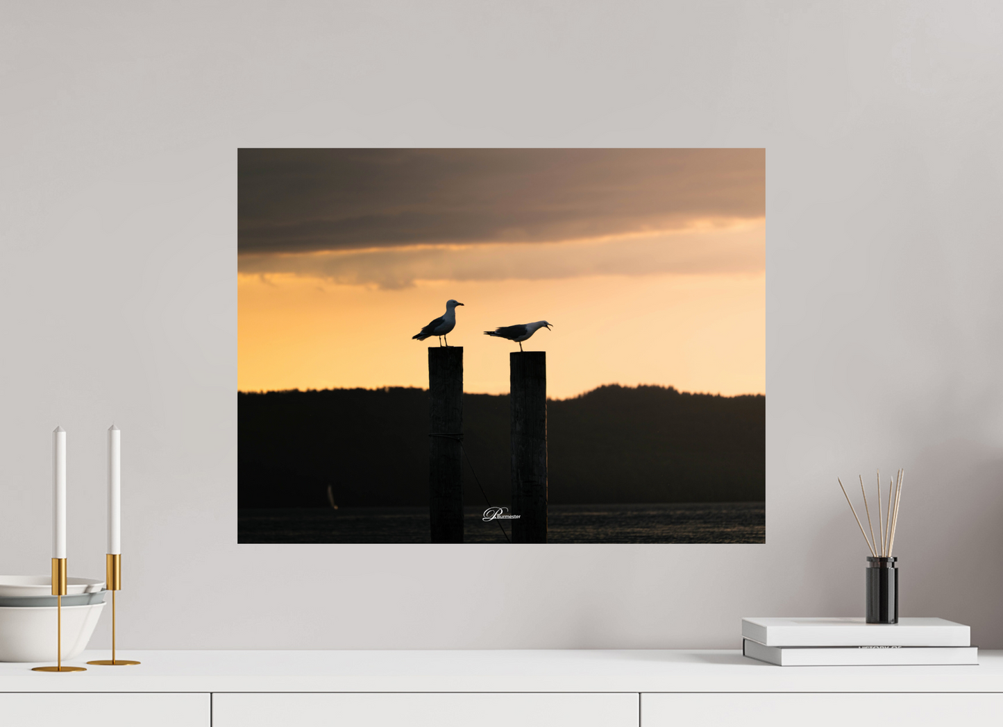 60 x 45 cm, Photo Print On Fuji Crystal DP II Evening call