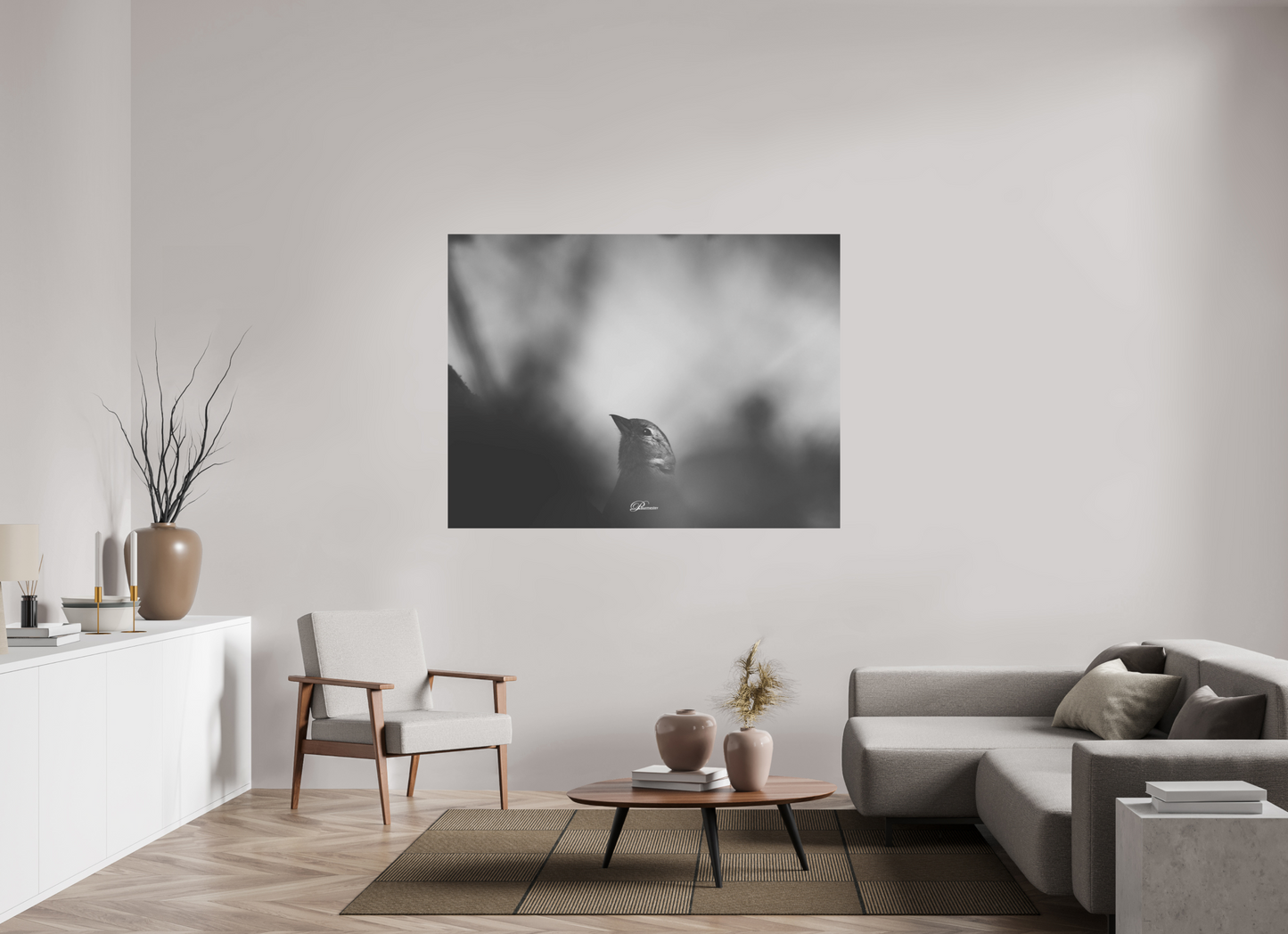 160 x 120 cm, Aluminum The Shadow`s Echo