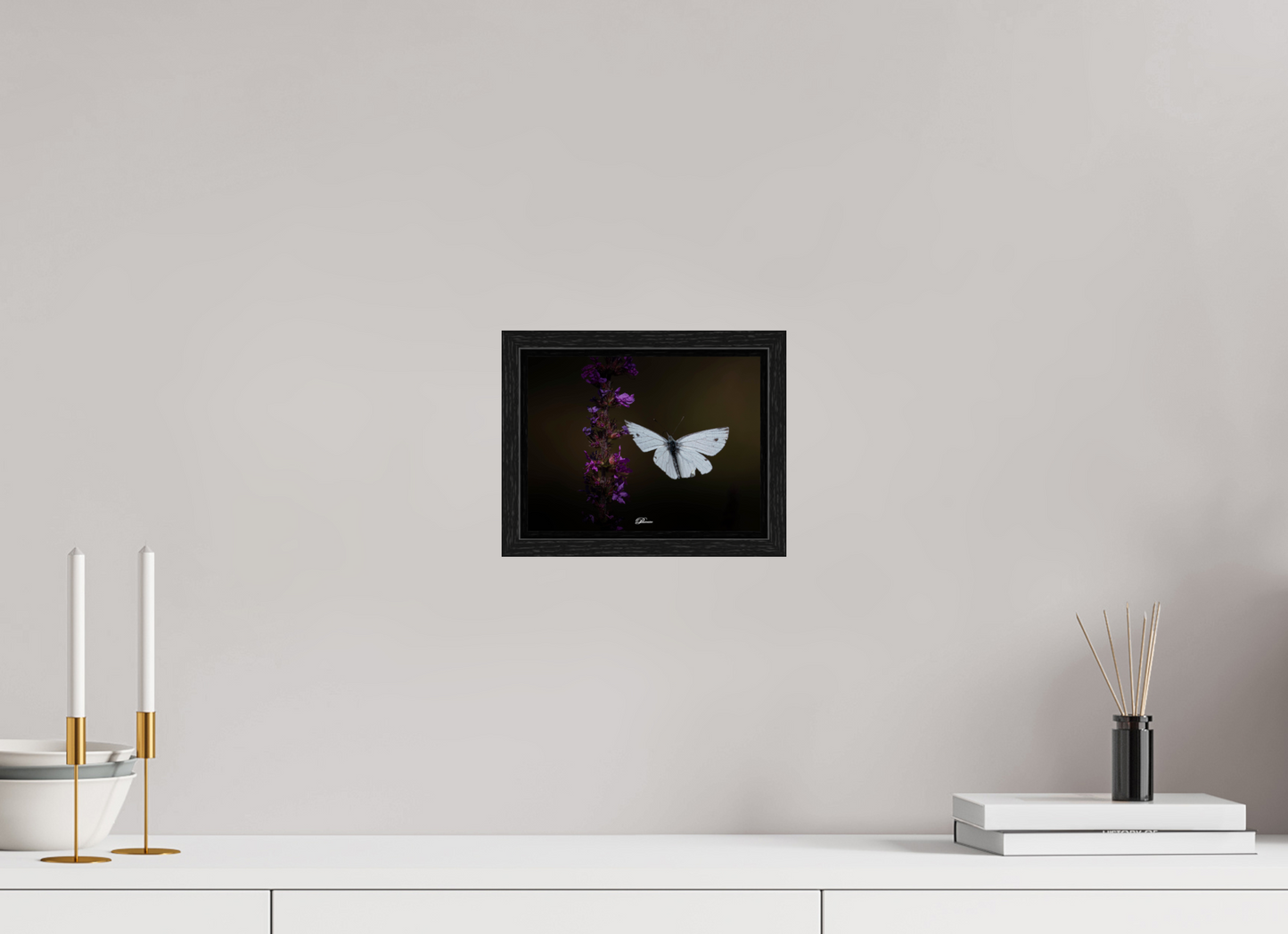 20 x 15 cm, Floater Frame Green-veined white