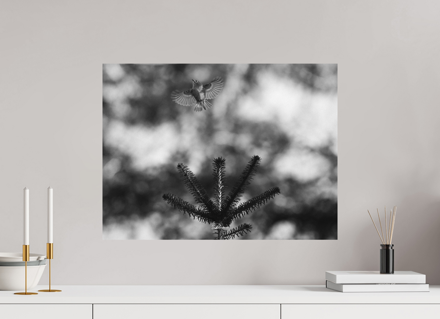 60 x 45 cm, Aluminum Rising