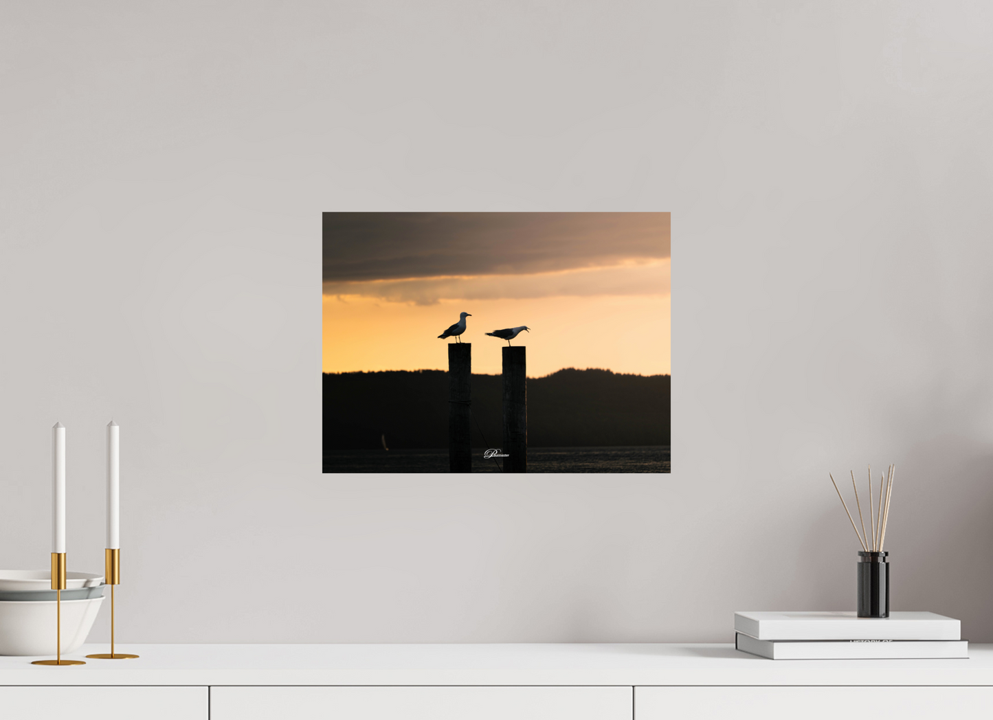 40 x 30 cm, Photo Print On Fuji Crystal DP II Evening call