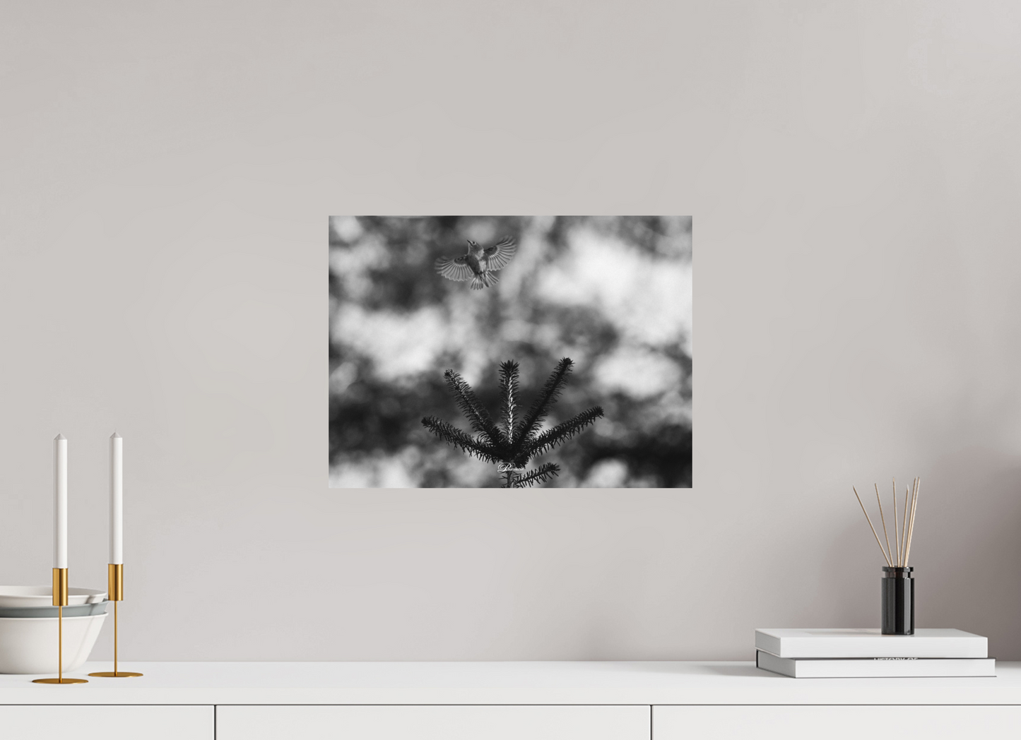40 x 30 cm, Aluminum Rising