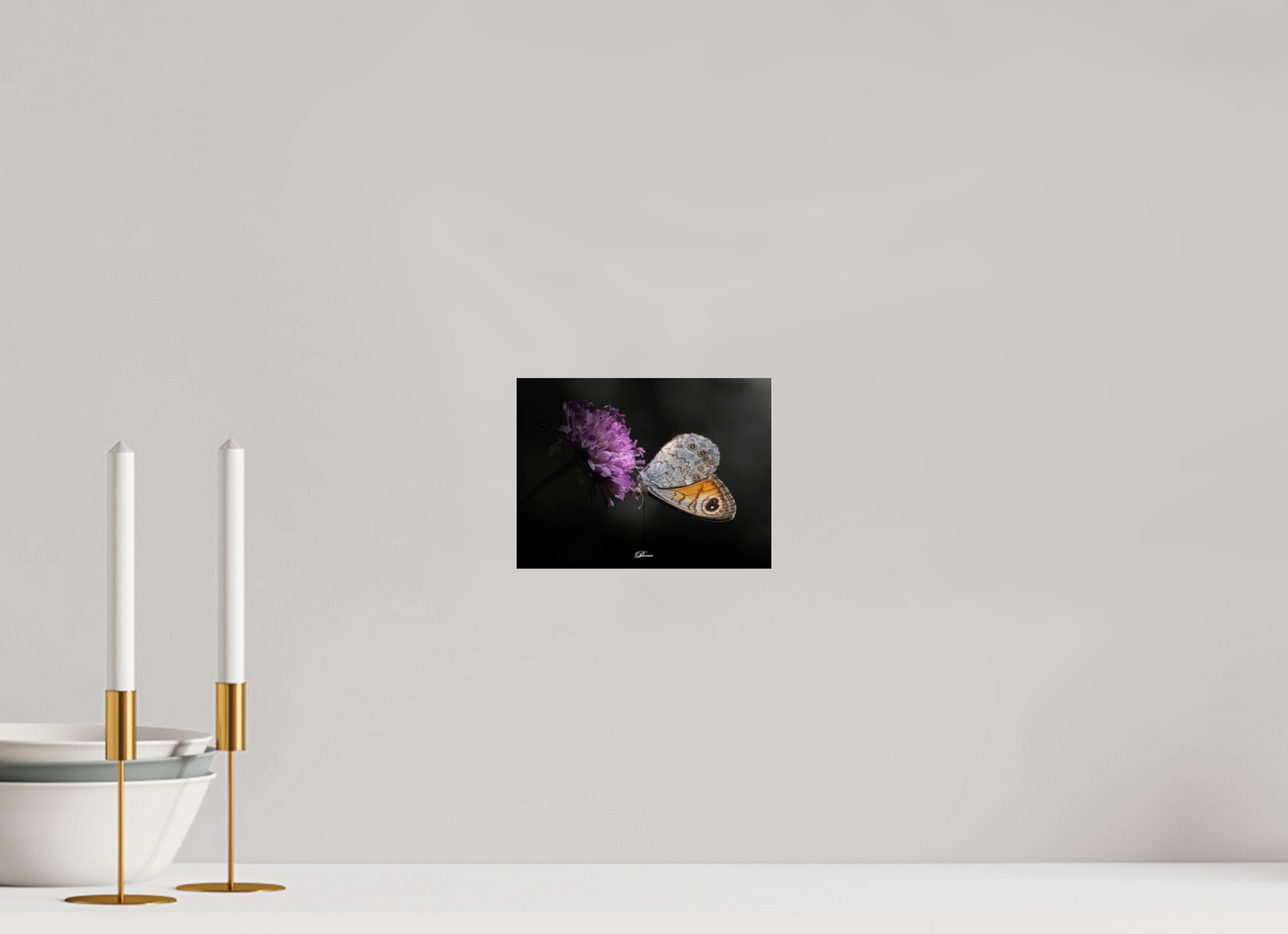 20 x 15 cm, Photo Print Under Acrylic Glass Wall Brown in the Gorges du Verdon