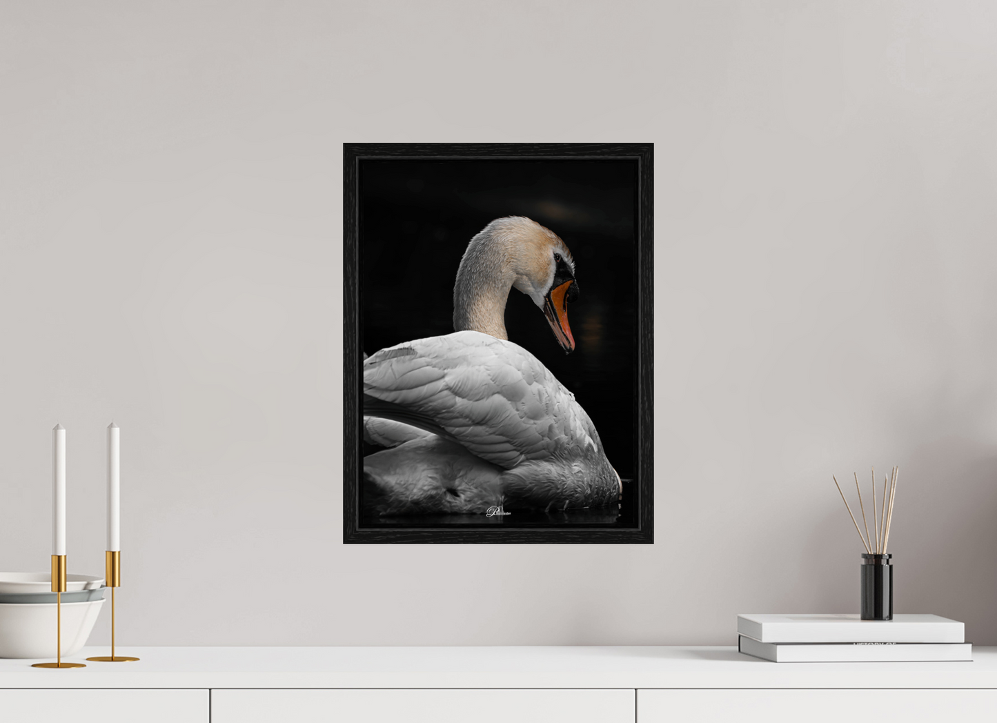 30 x 40 cm, Floater Frame White Pride