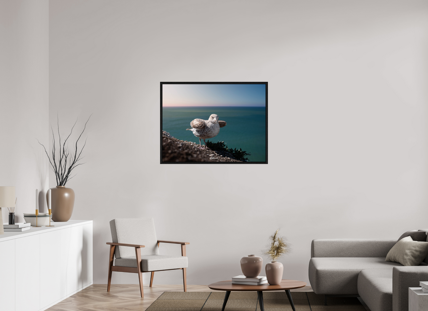 100 x 75 cm, Floater Frame On the edge