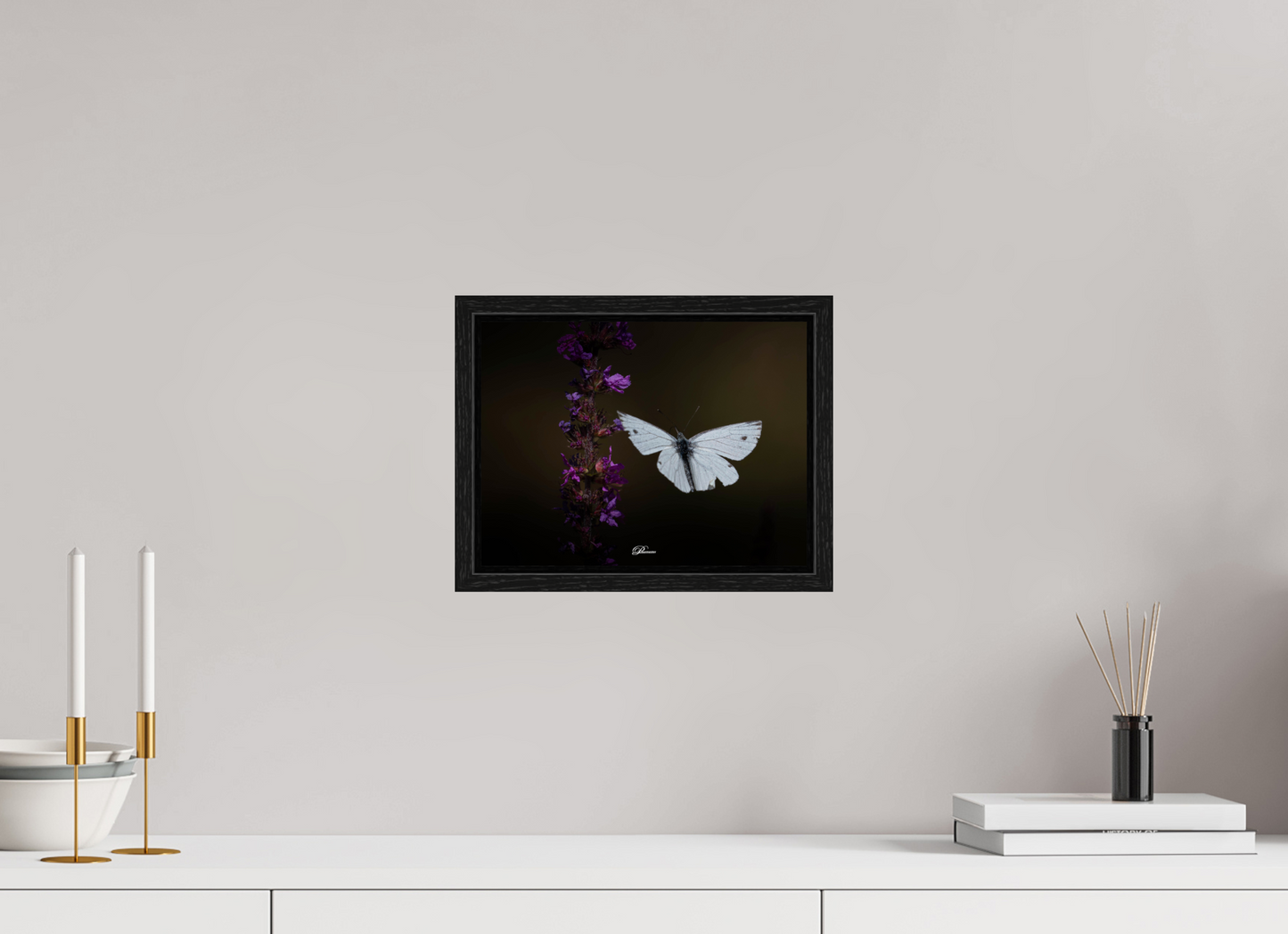 28 x 21 cm, Floater Frame Green-veined white