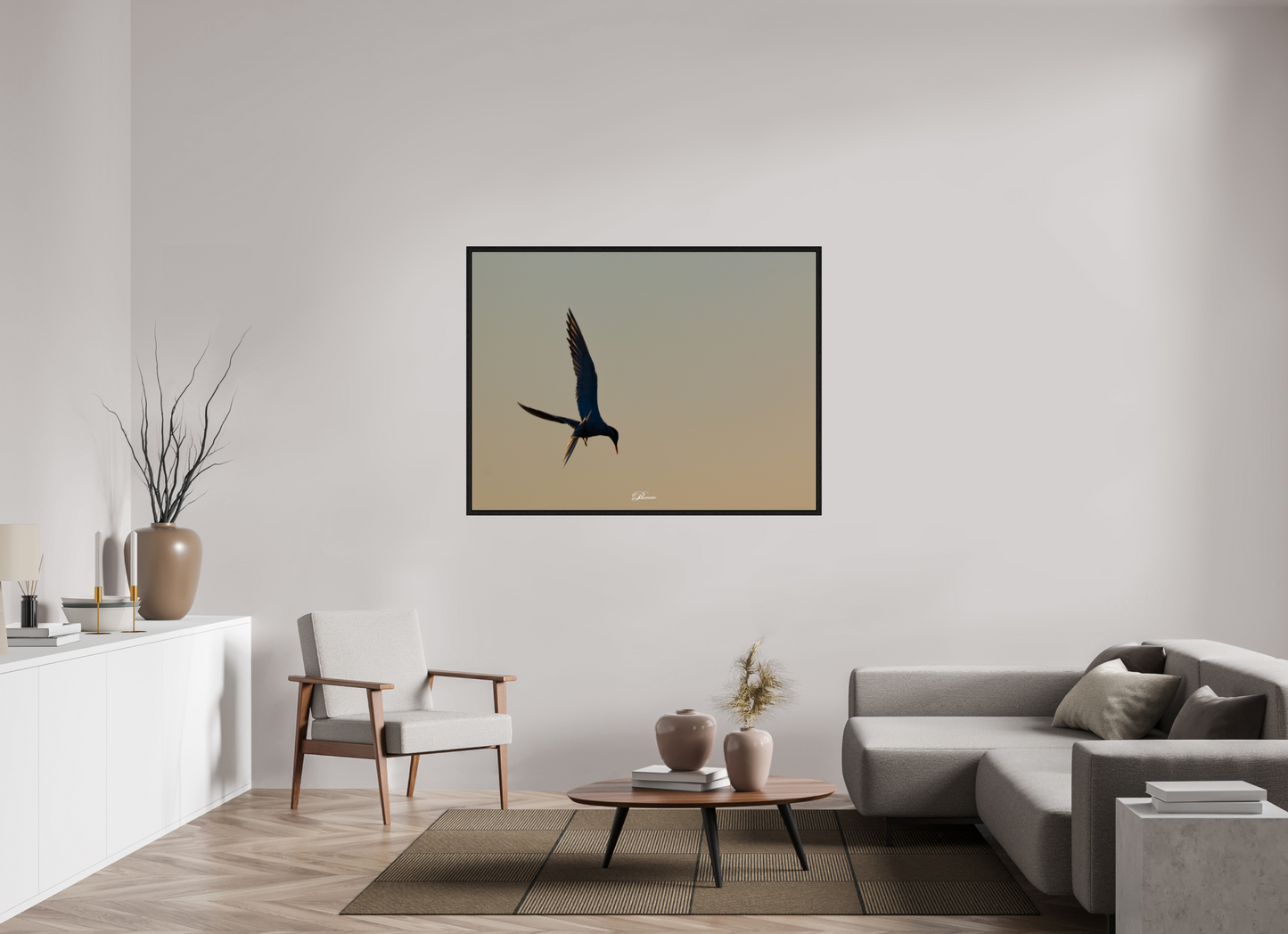 140 x 105 cm, Floater Frame Between Heaven and Earth