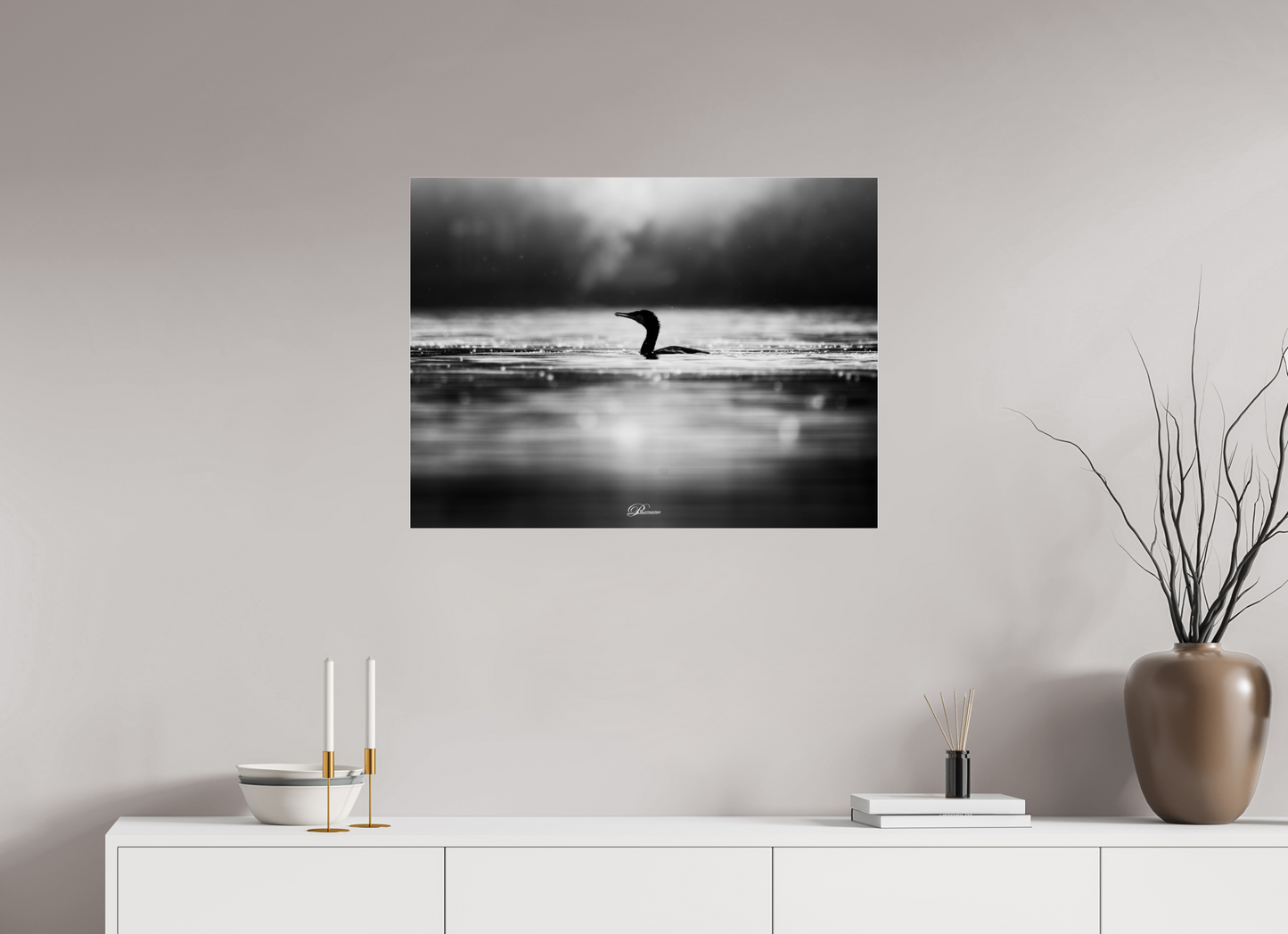 80 x 60 cm, Acrylic glass Evening bath