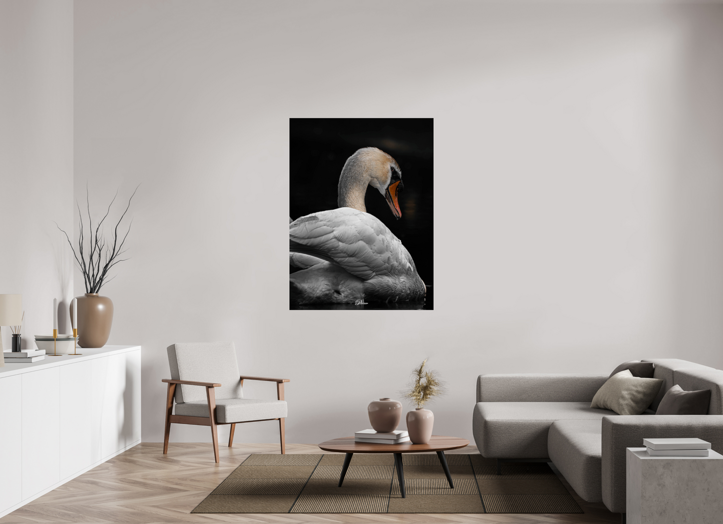 105 x 140 cm, Photo Print On Fuji Crystal DP II White Pride