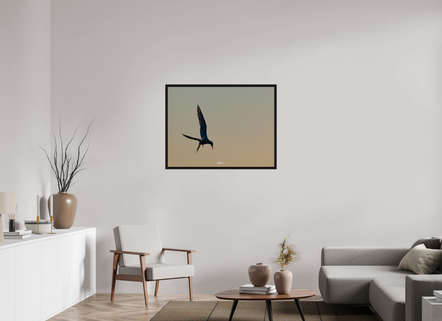 100 x 75 cm, Floater Frame Between Heaven and Earth