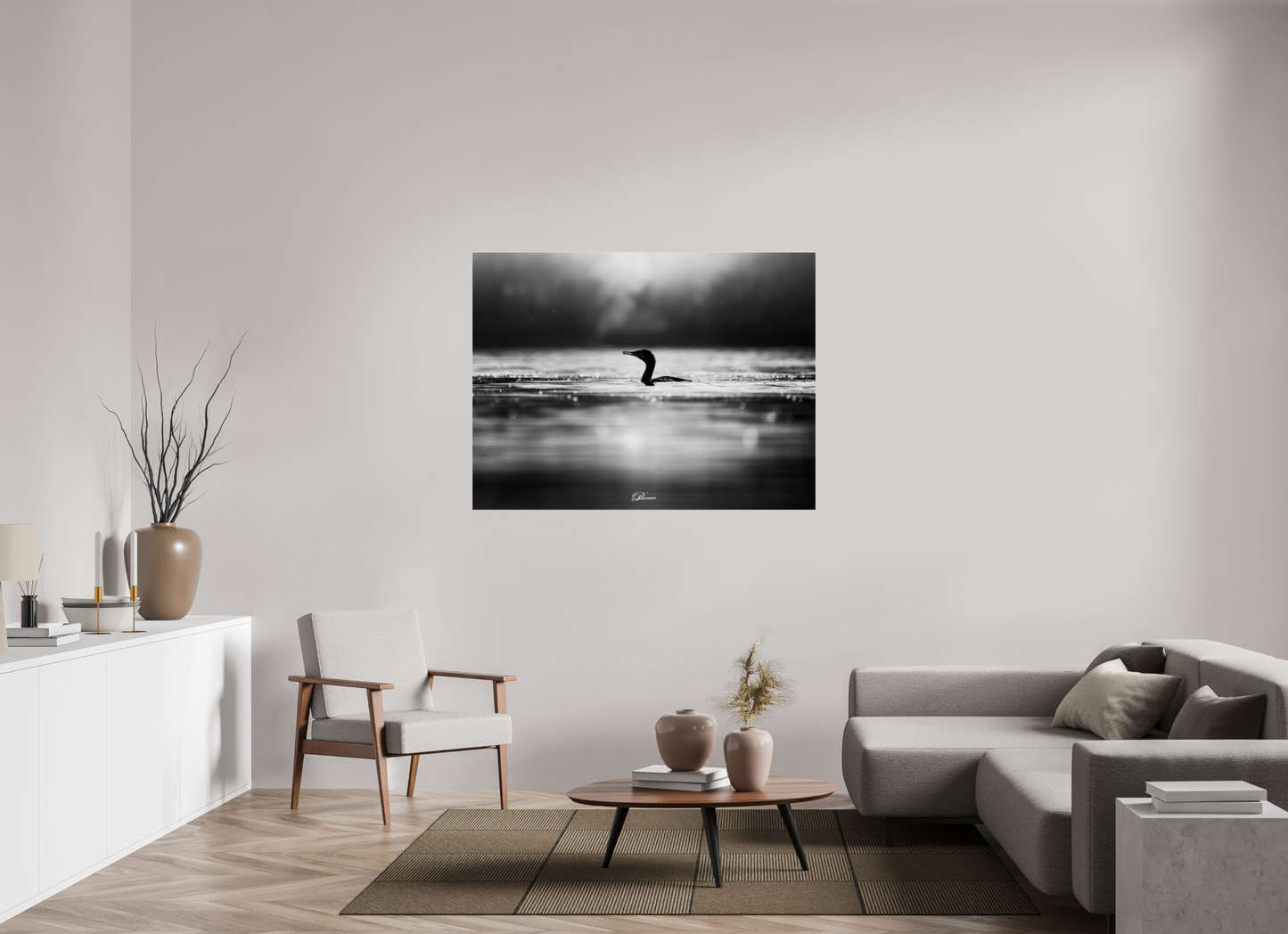 140 x 105 cm, Acrylic glass Evening bath