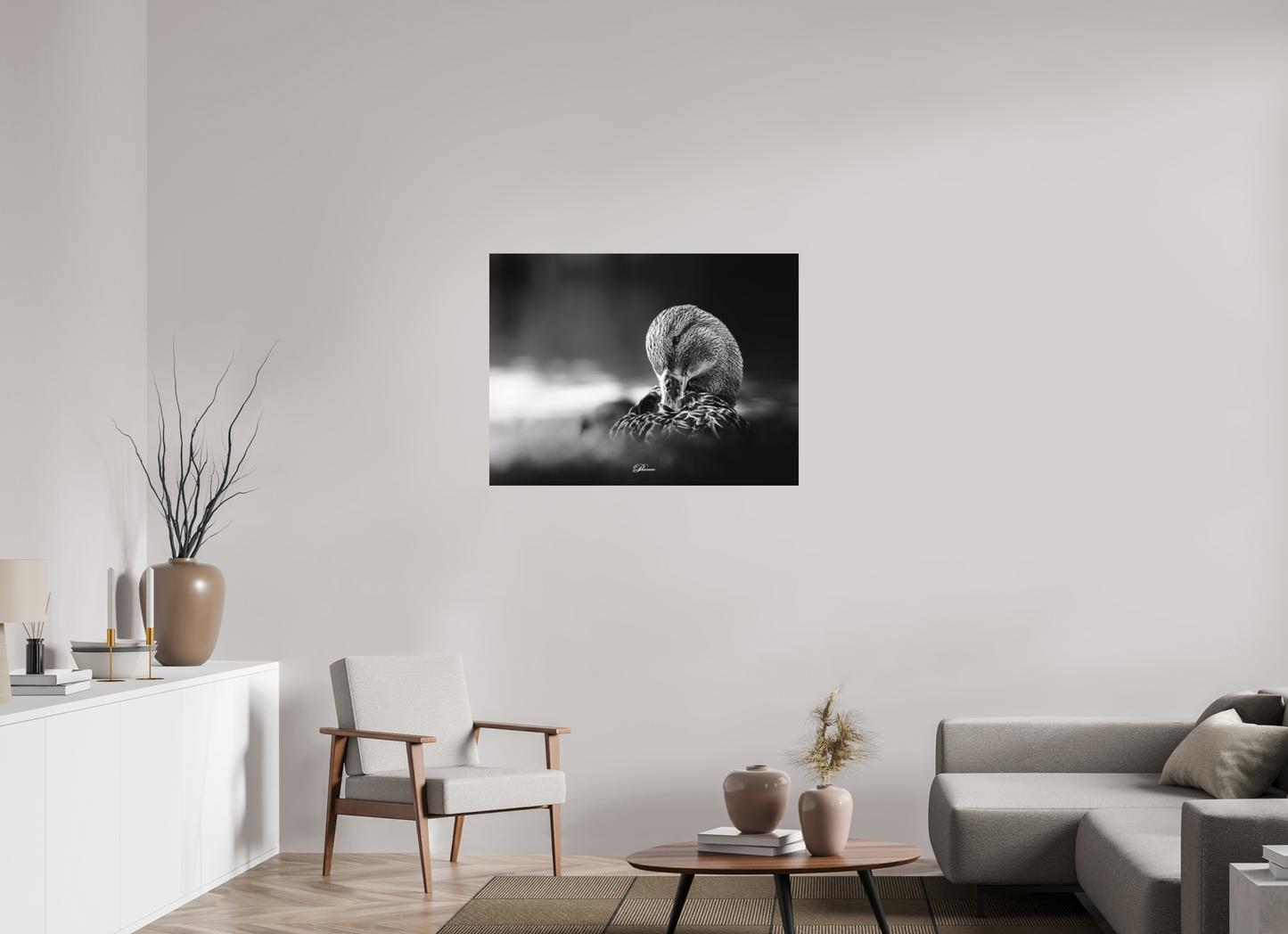 100 x 75 cm, Aluminum Shining