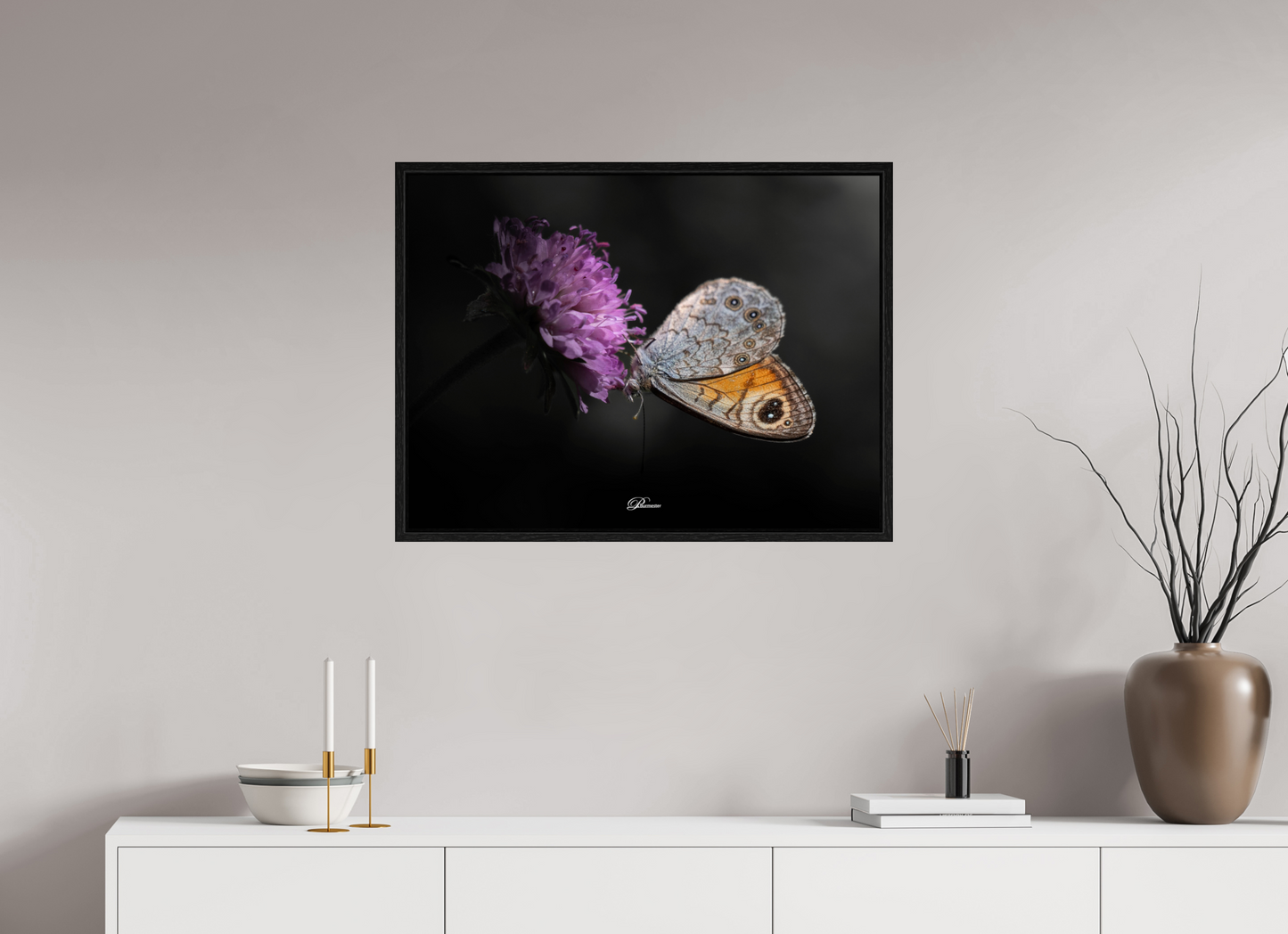 80 x 60 cm, Floater Frame Wall Brown in the Gorges du Verdon