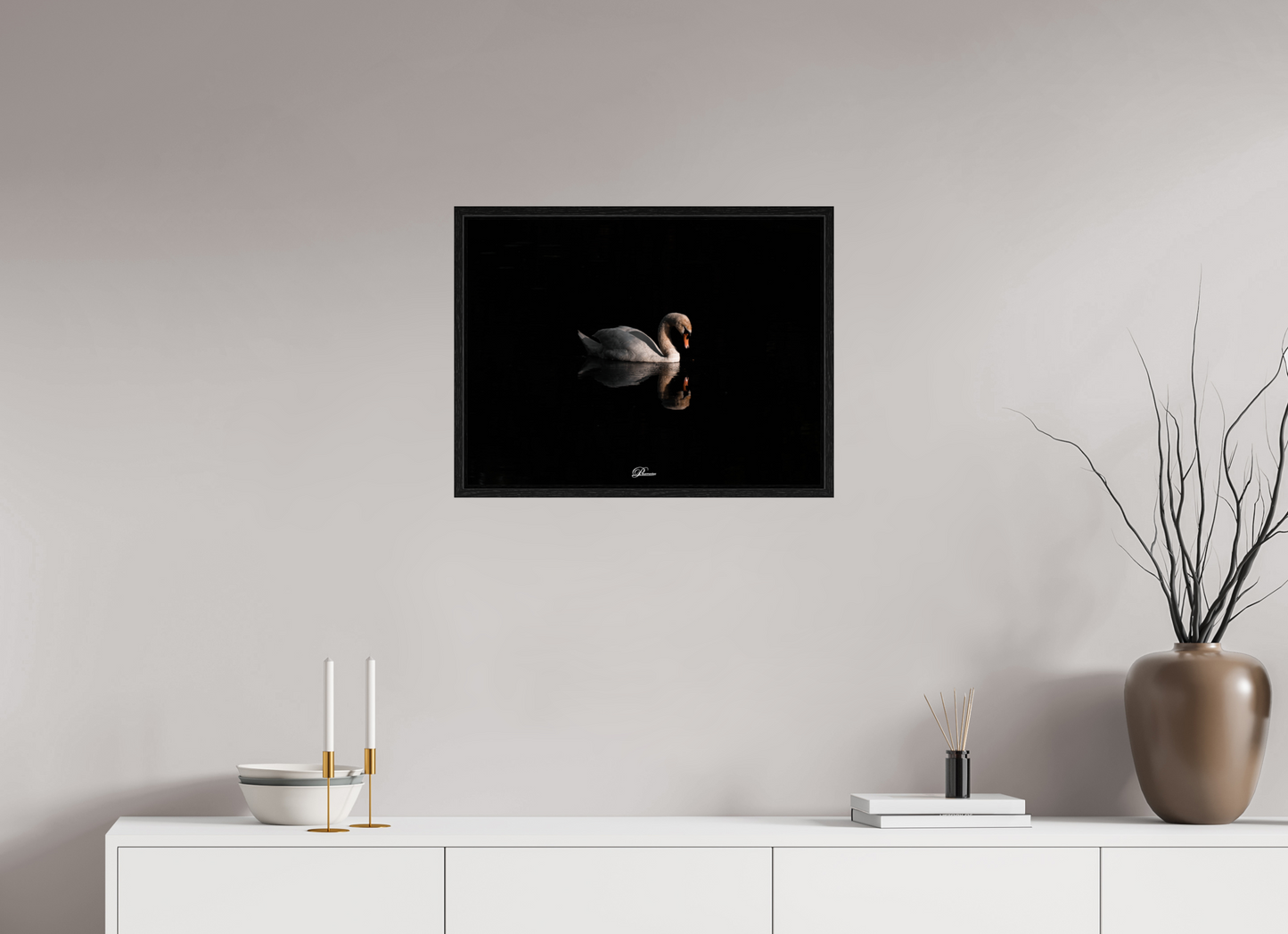 60 x 45 cm, Floater Frame Gleam of Light