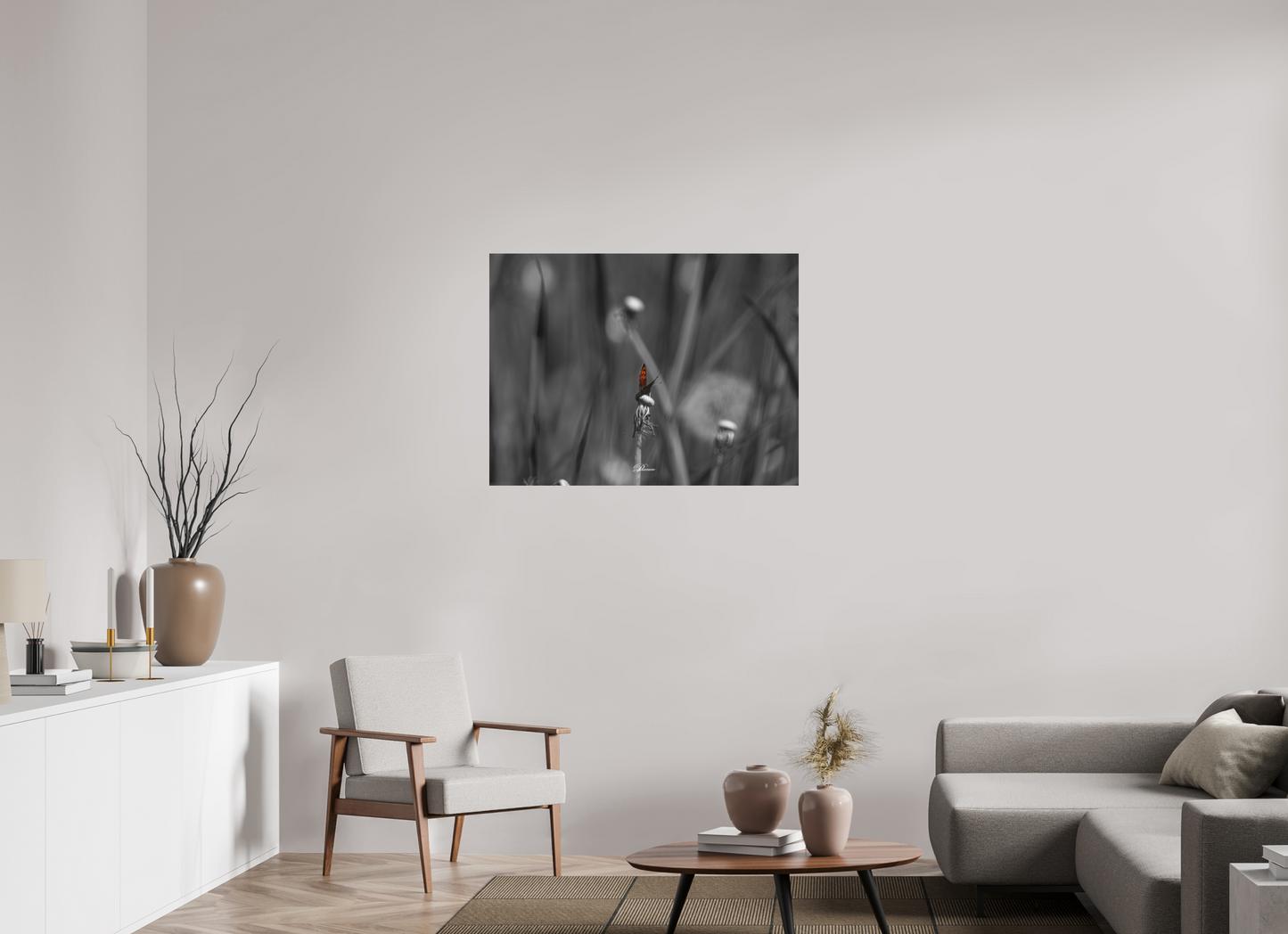100 x 75 cm, Aluminum The beauty of the small