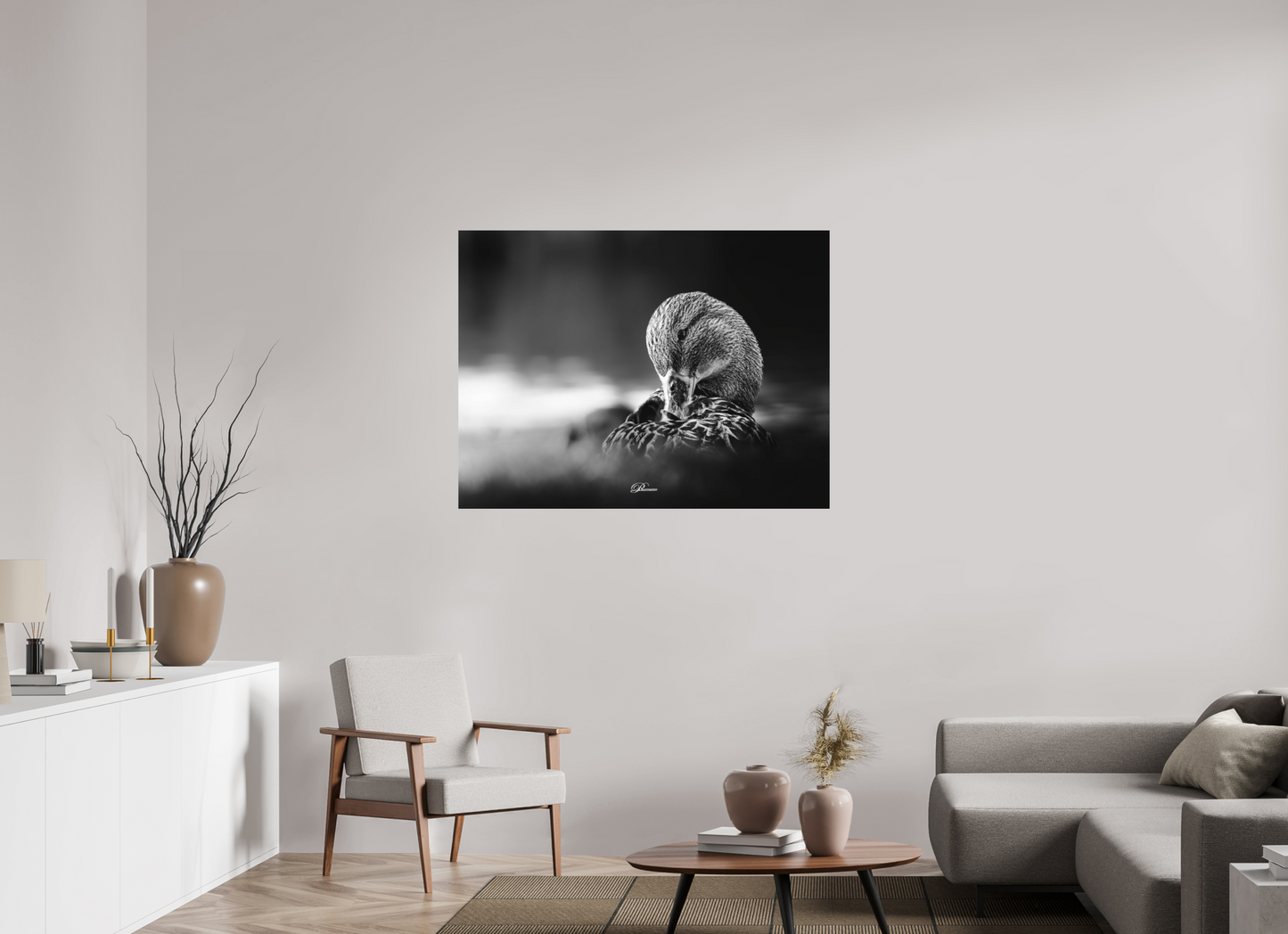 120 x 90 cm, Aluminum Shining