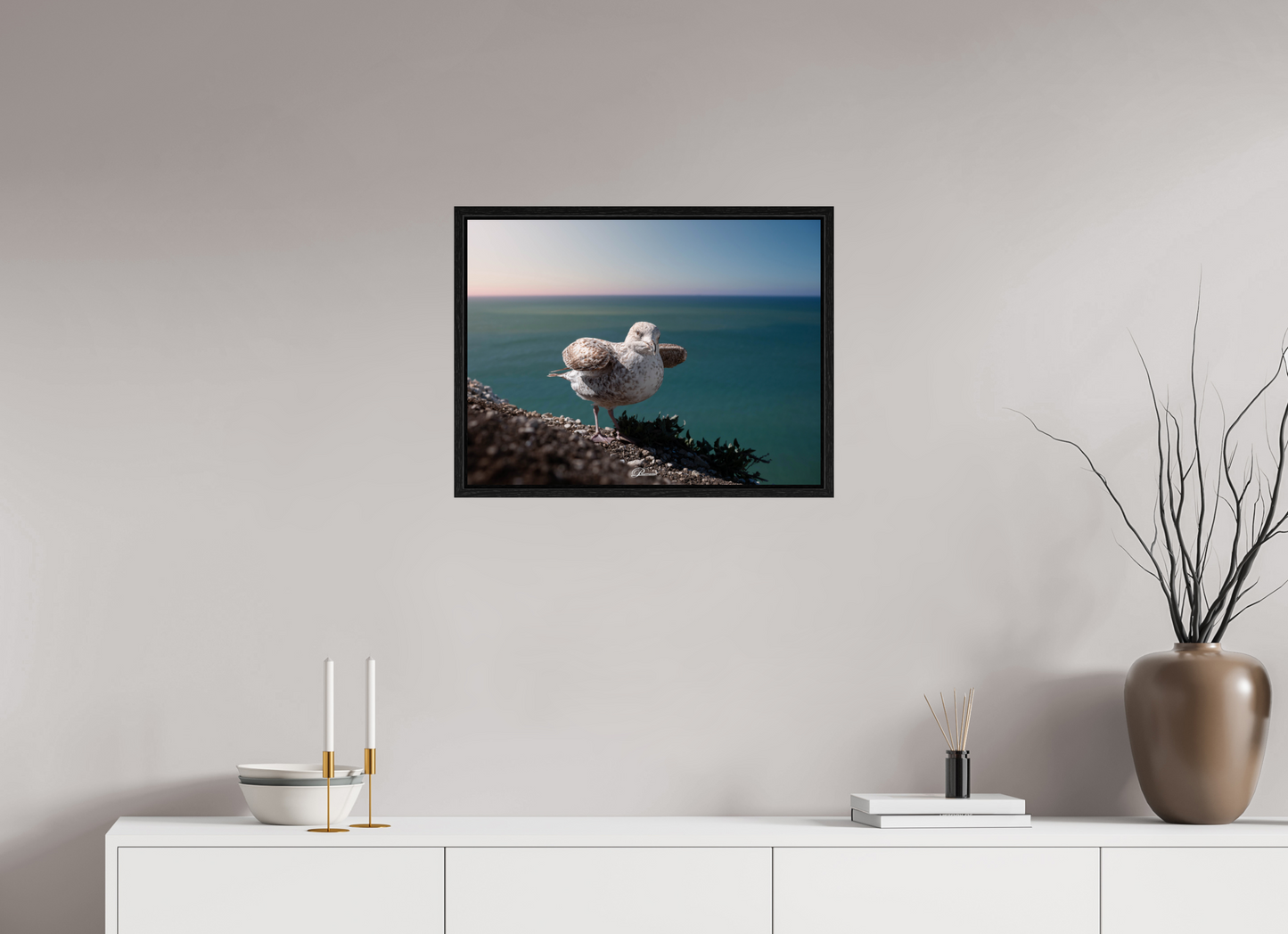 60 x 45 cm, Floater Frame On the edge