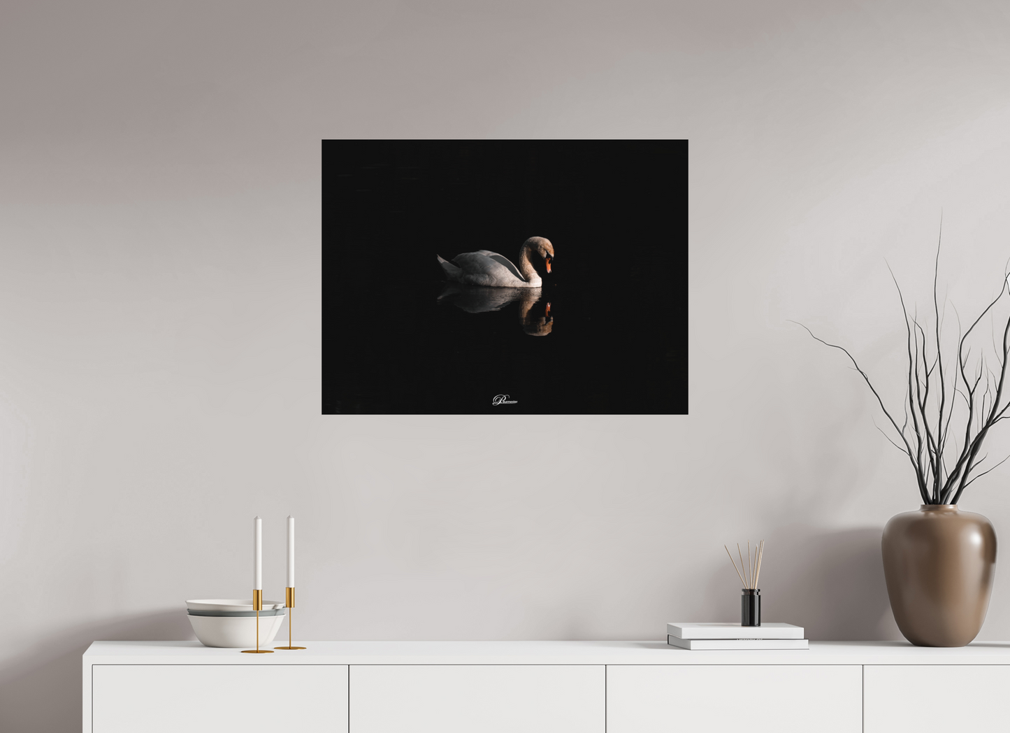 80 x 60 cm, Aluminum Gleam of Light