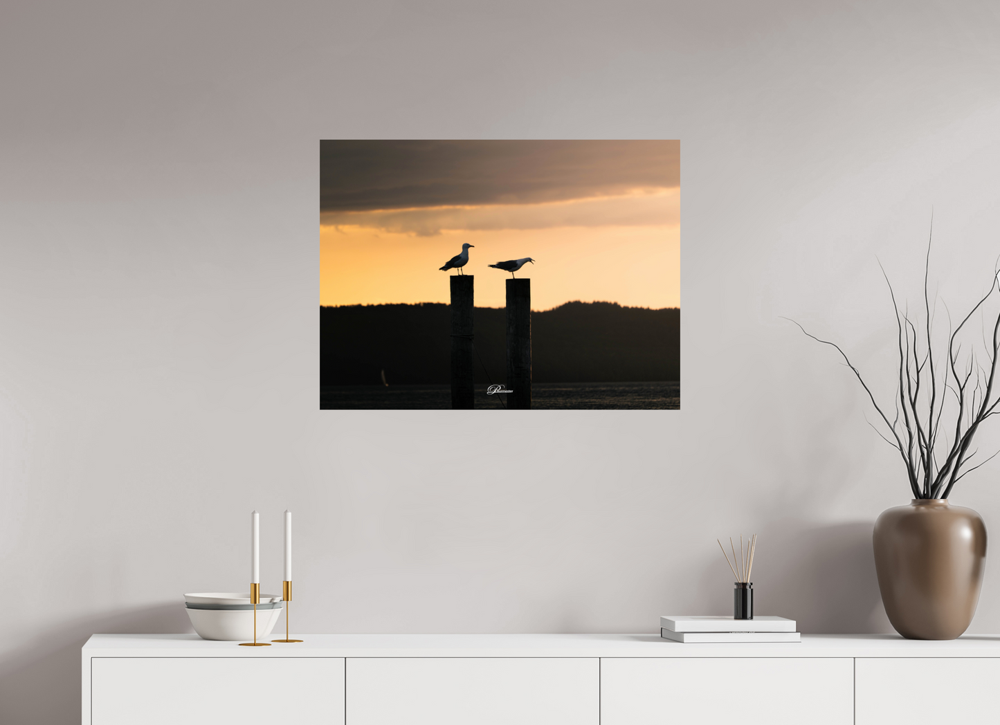 80 x 60 cm, Photo Print On Fuji Crystal DP II Evening call
