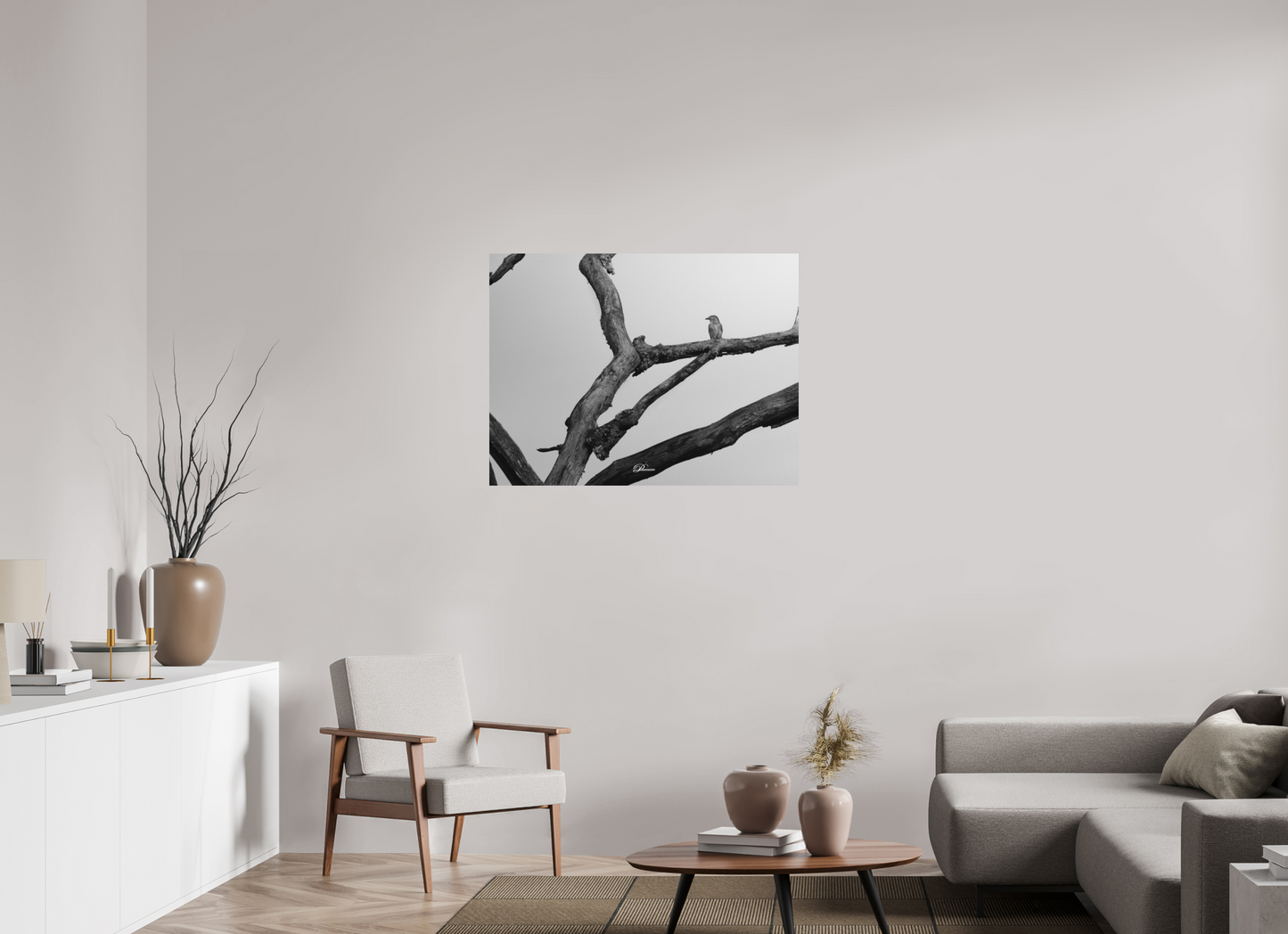 100 x 75 cm, Aluminum Lost in transience