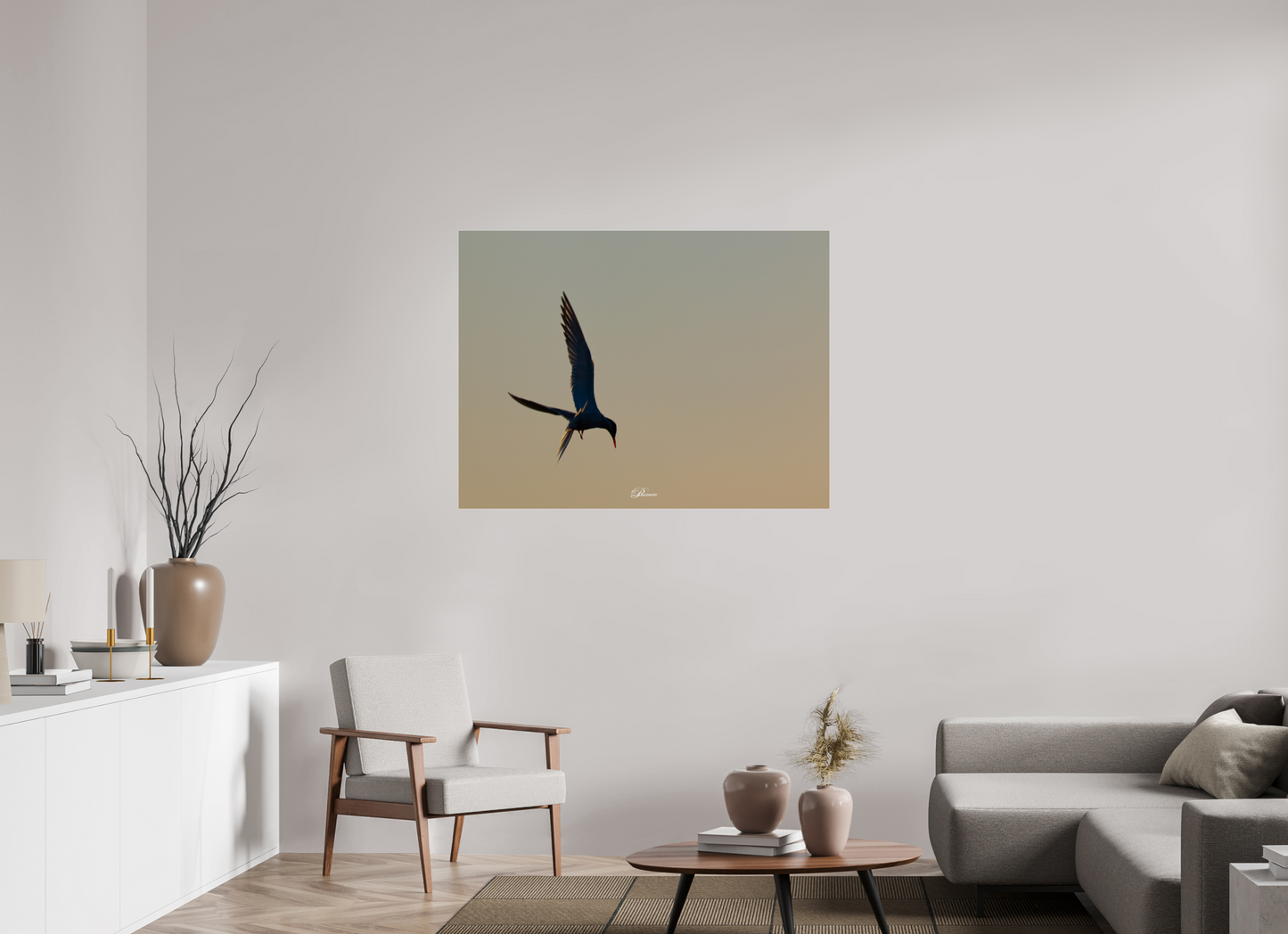 120 x 90 cm, Photo Print Under Acrylic Glass Between Heaven and Earth